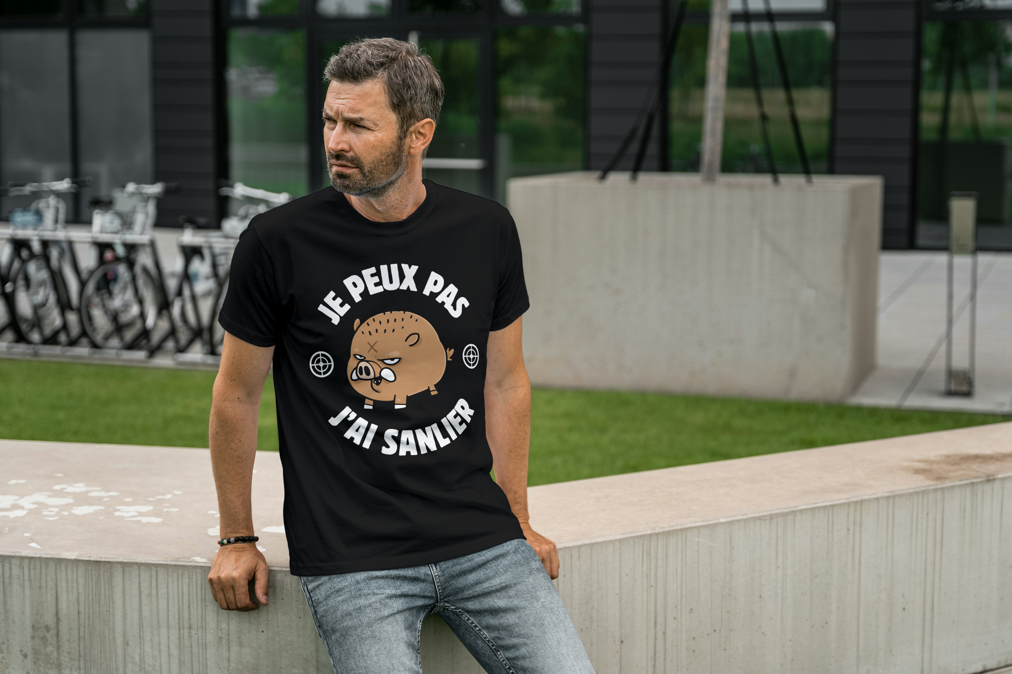 T-shirt-Chasse French Humour