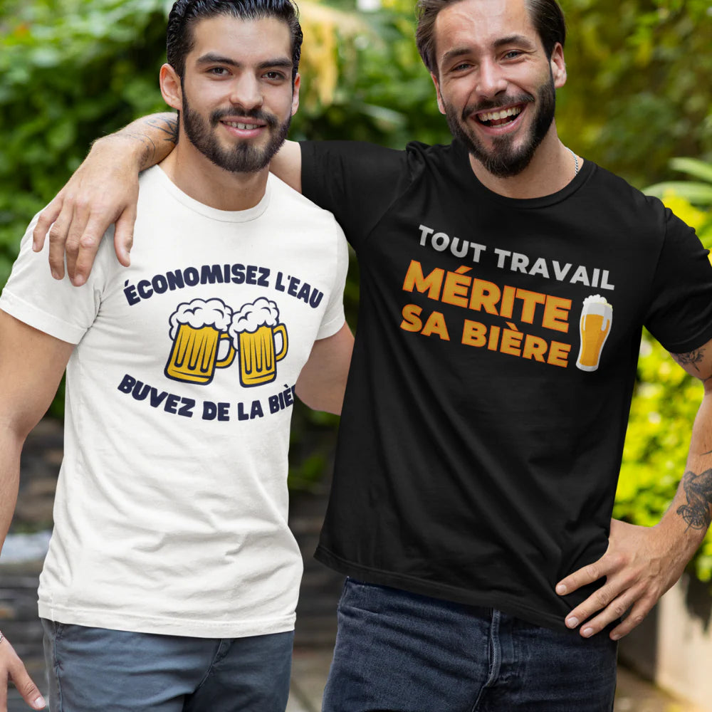 Chope De Bière "Rugby J'peux Pas" 470 Ml - Verre à Bière Humour, Imprimé En France, Cadeau Original