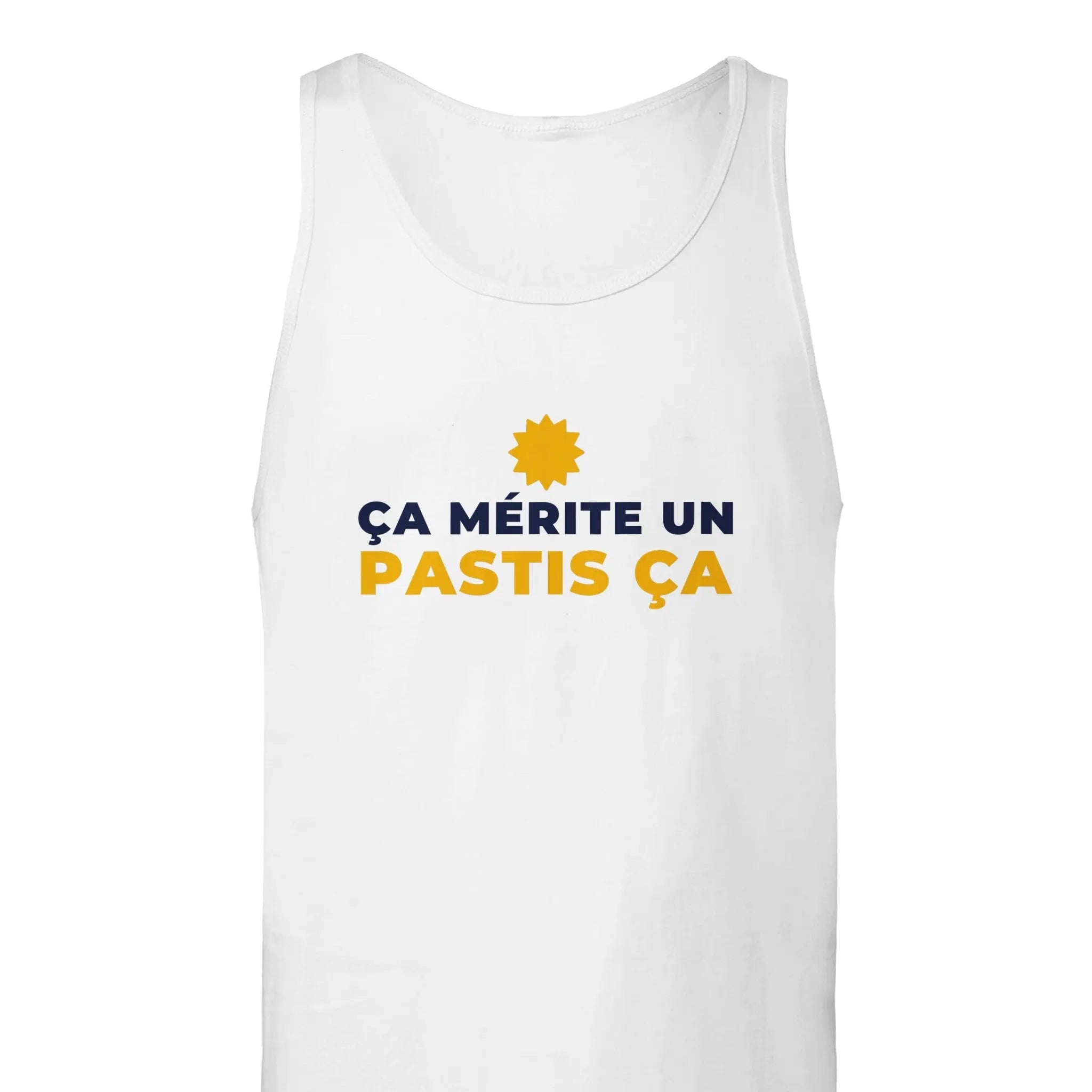 Débardeur Pastis "ça mérite un pastis ça" | Mixte French Humour