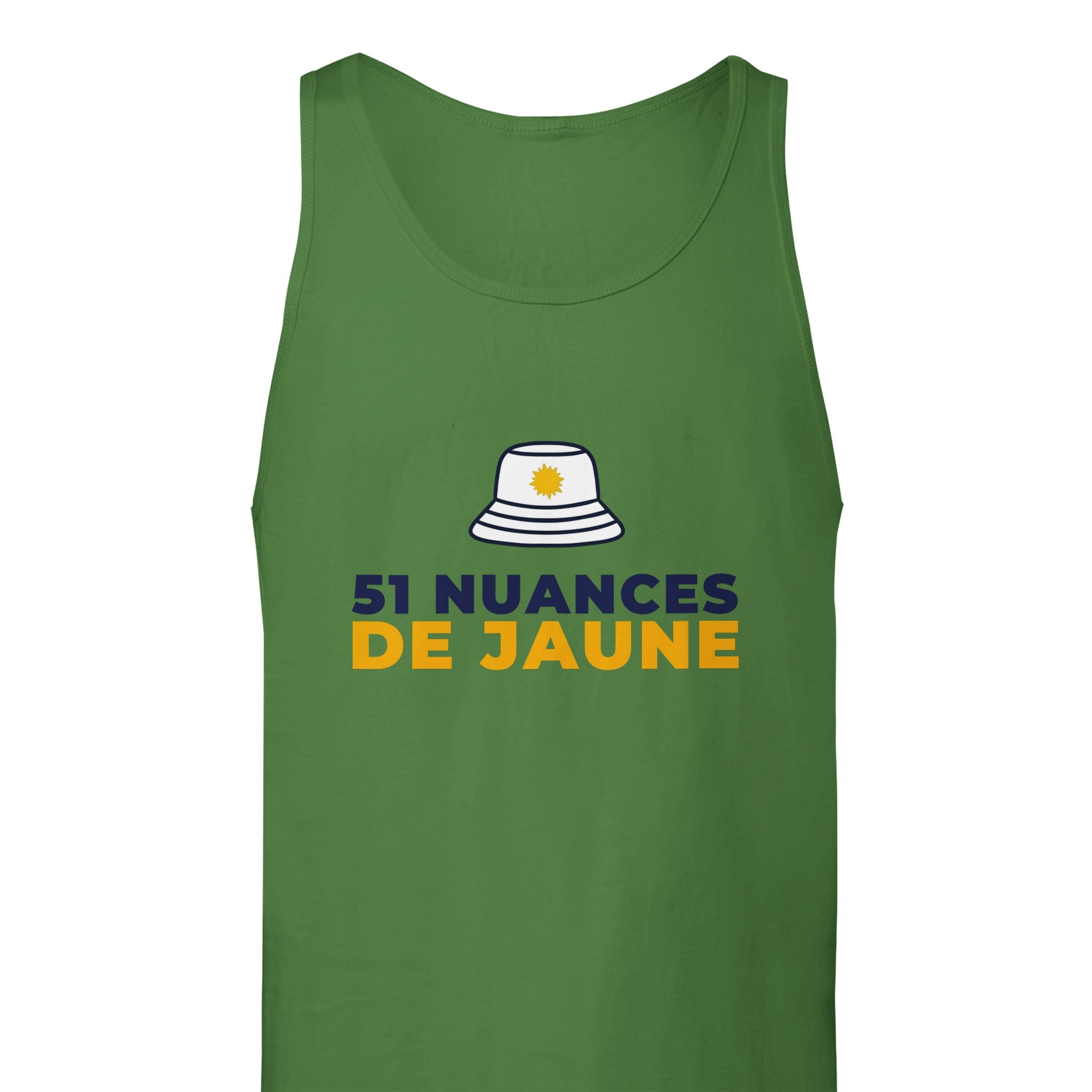 Débardeur Pastis "51 nuances de jaune" | Mixte French Humour