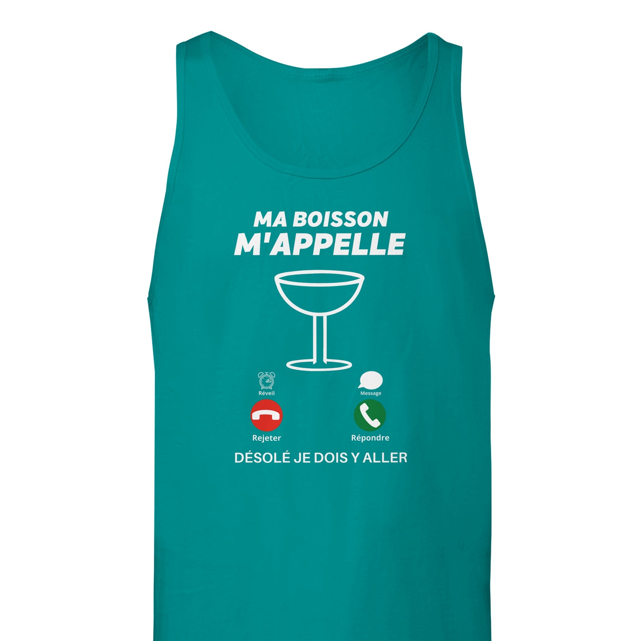 Débardeur Apéro "Ma boisson m'appelle" | Mixte French Humour