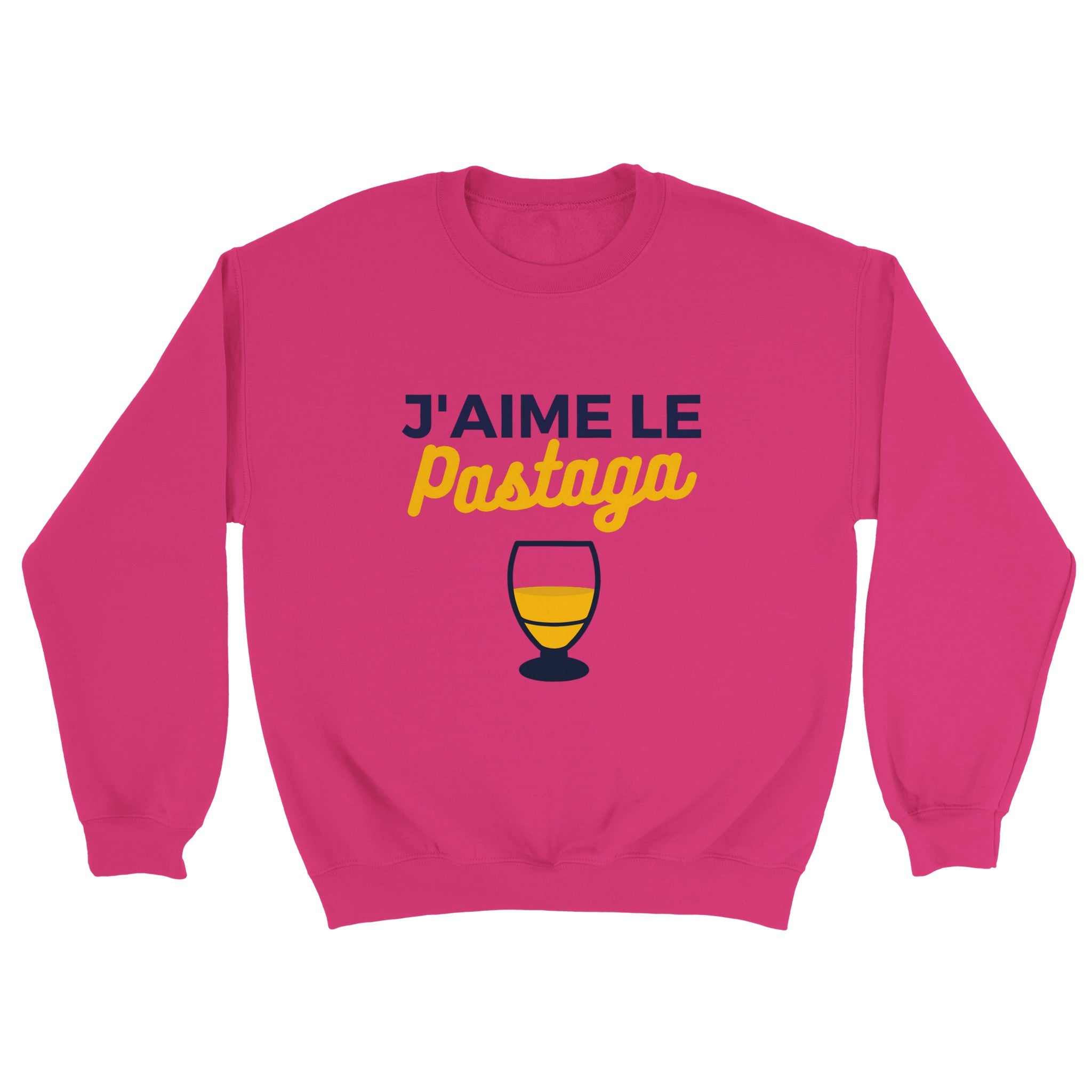 Sweat pastis "J'aime le pastaga" | Mixte French Humour