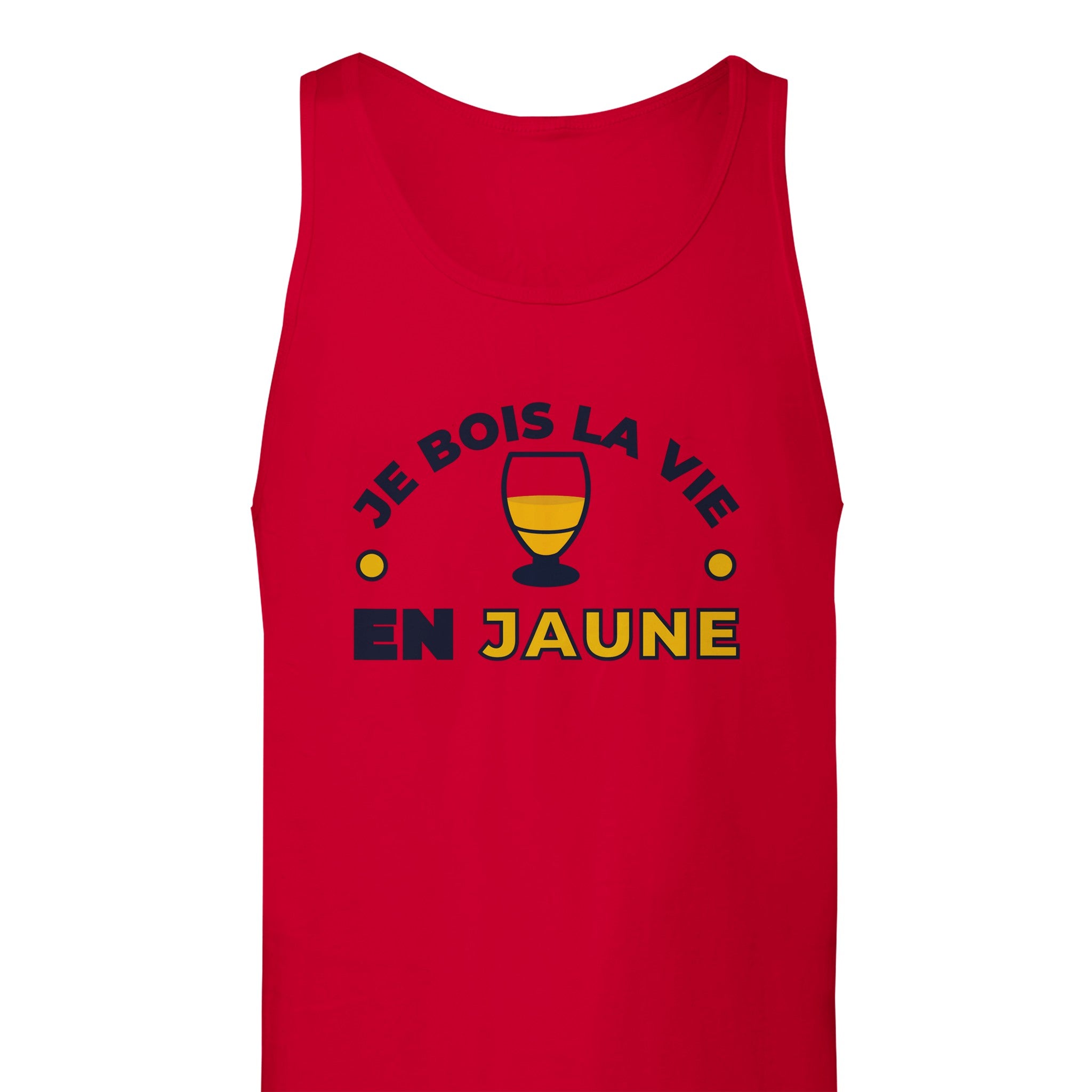 Débardeur Pastis "Je bois la vie en jaune" | Mixte
