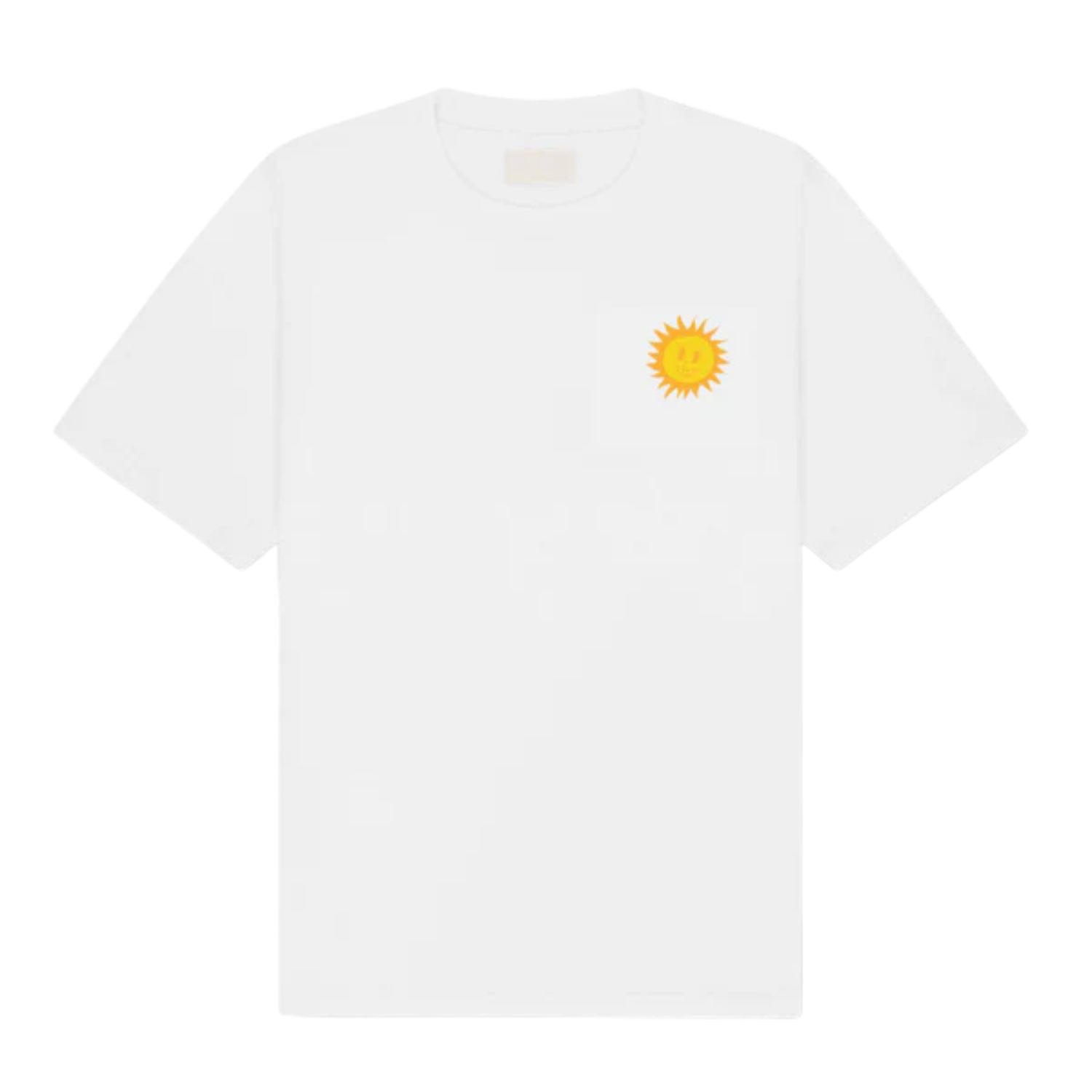T-shirt "Le jaune" Regular blanc | Vive La bouteille