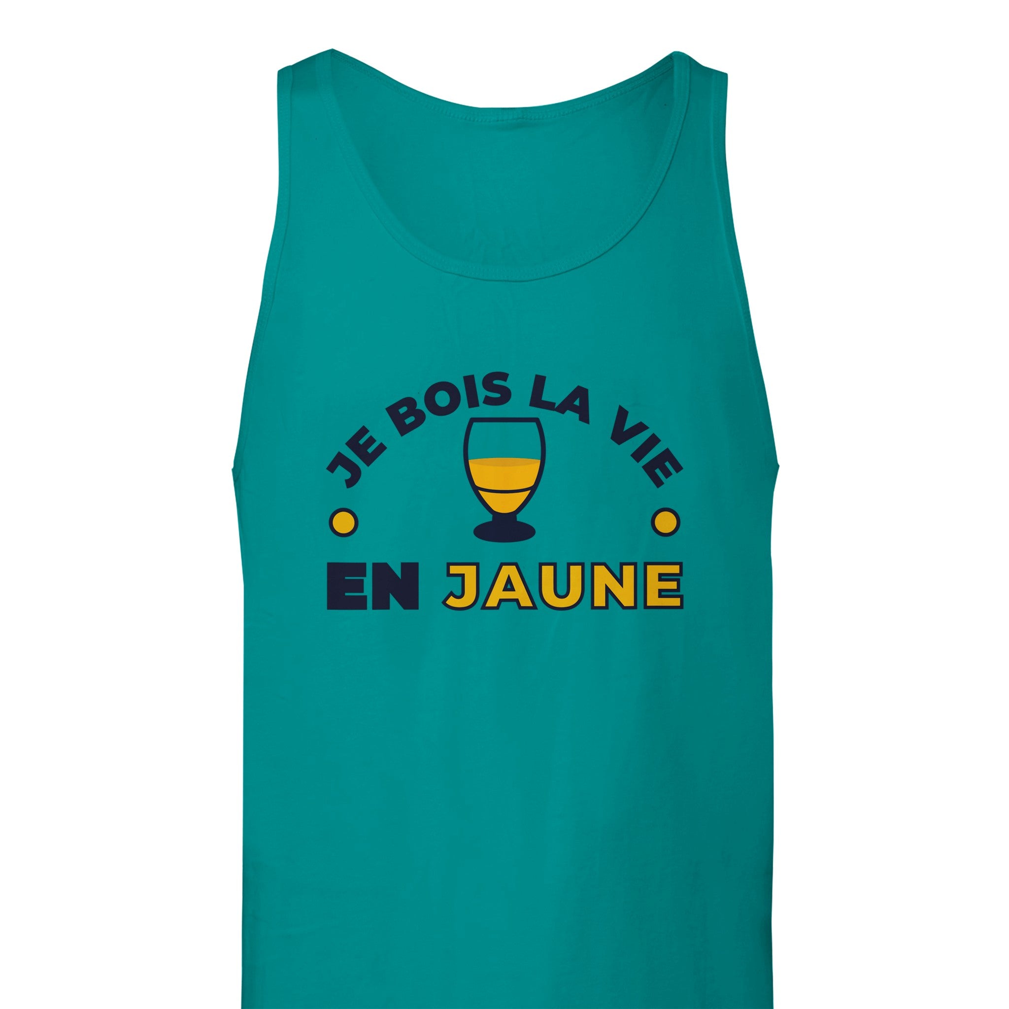 Débardeur Pastis "Je bois la vie en jaune" | Mixte