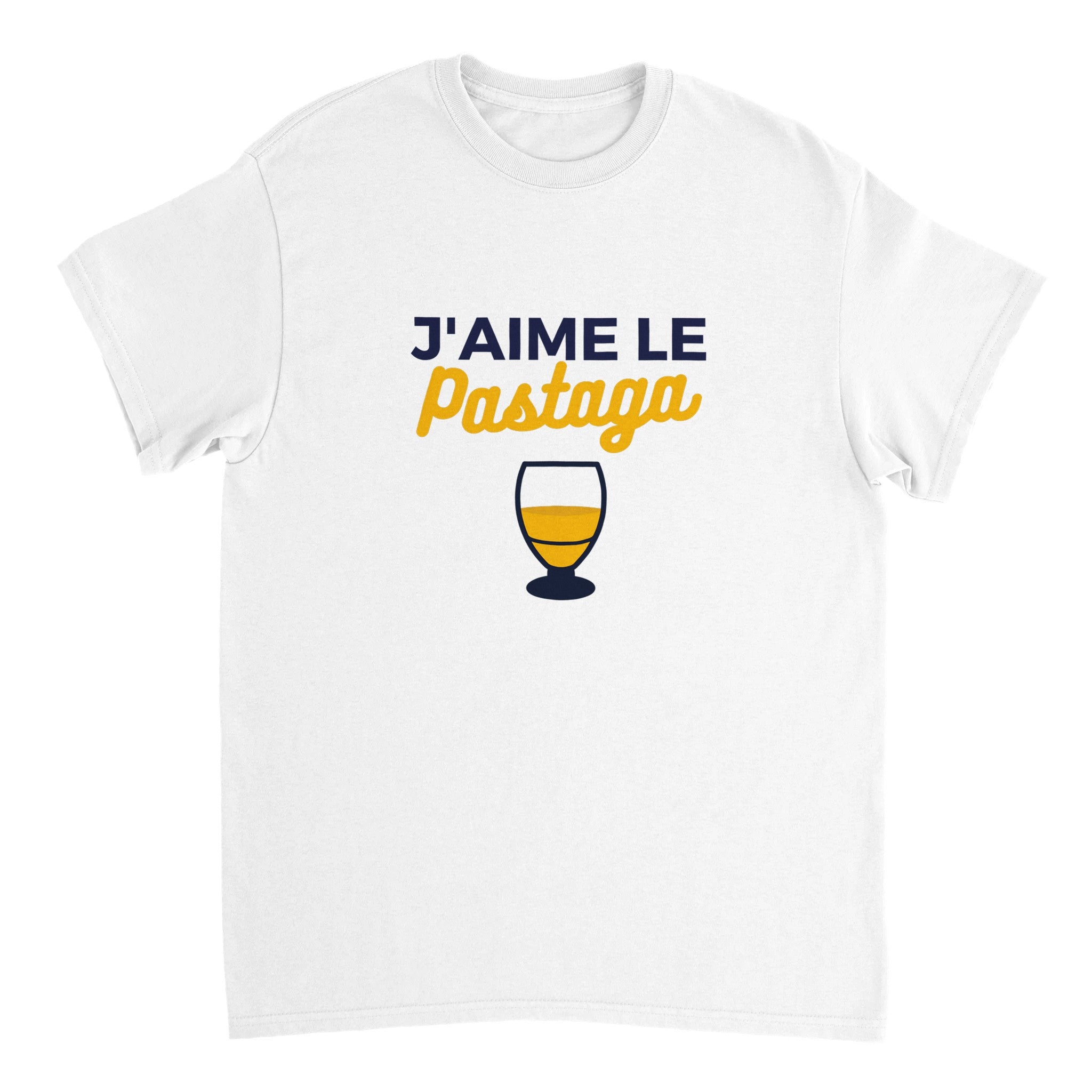T-shirt Pastis "J'aime le pastaga" | Mixte French Humour