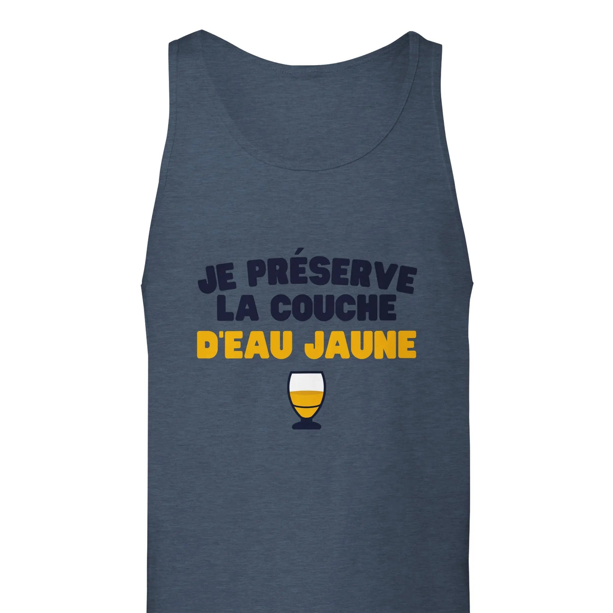 Débardeur Pastis "Je préserve la couche d'eau jaune" | Mixte French Humour