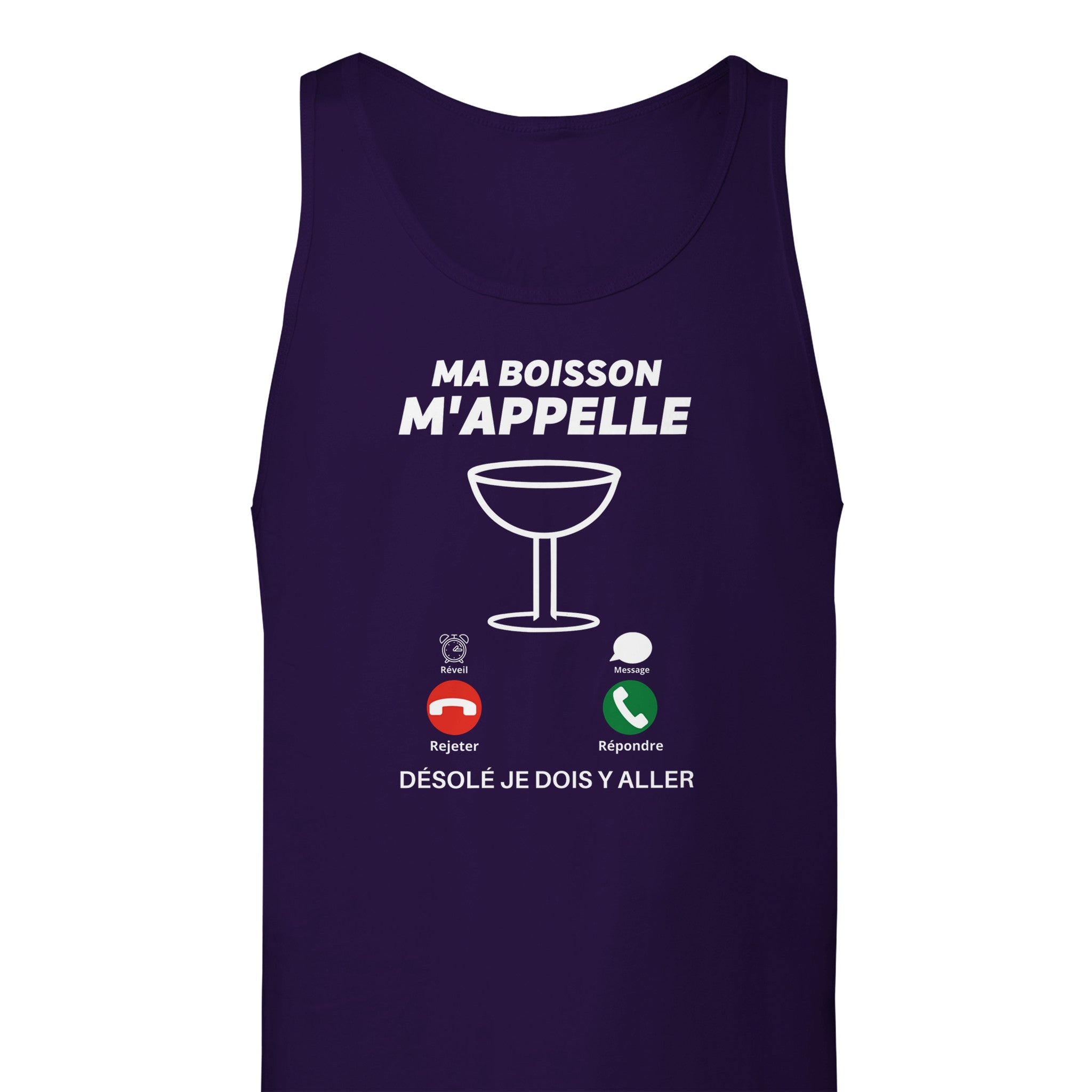 Débardeur Apéro "Ma boisson m'appelle" | Mixte French Humour
