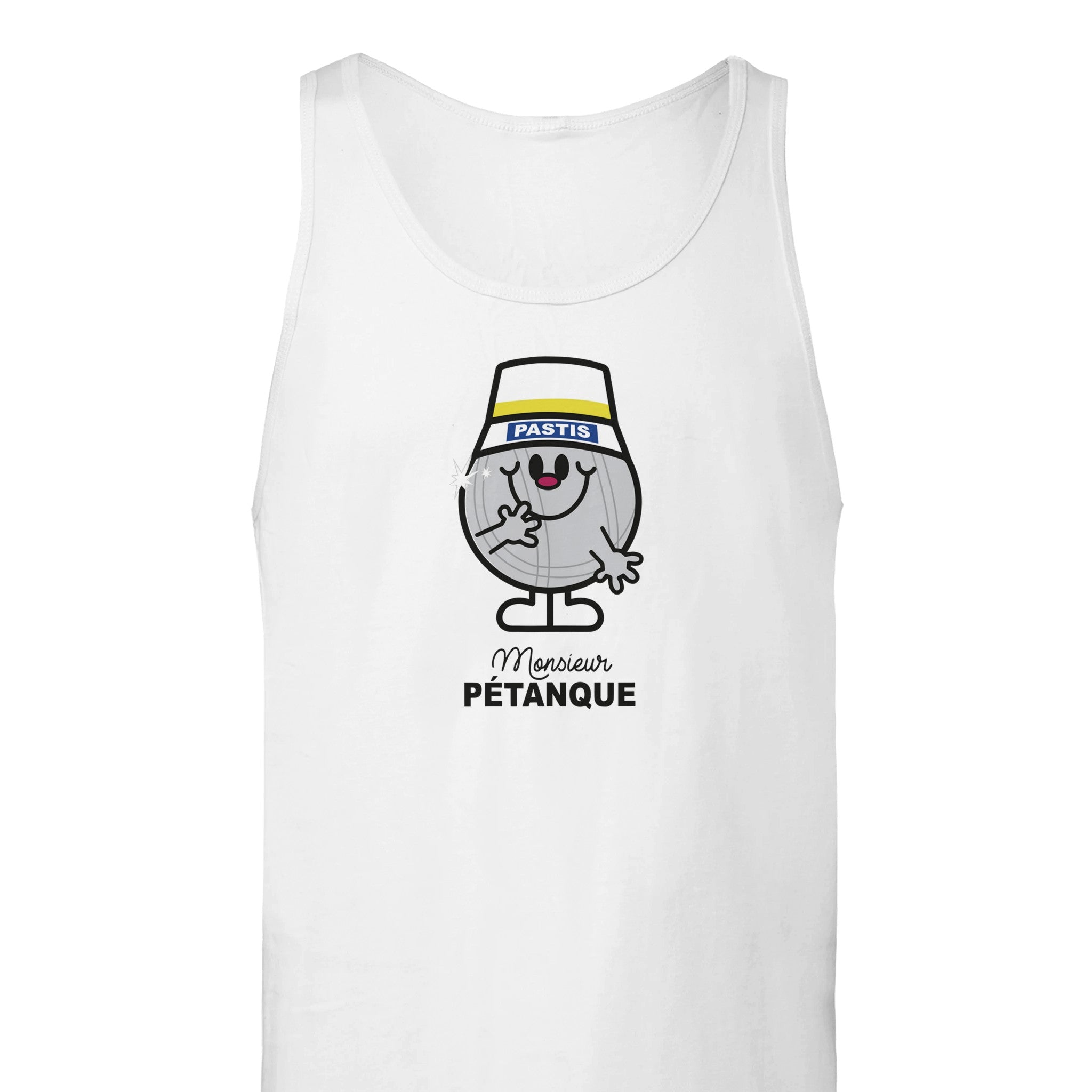 Débardeur Pastis "Monsieur Pétanque" | Mixte French Humour