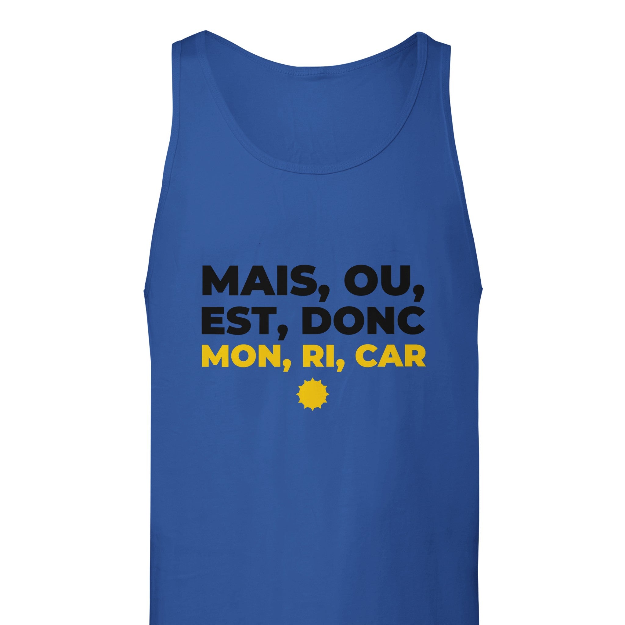 Débardeur Pastis "Mais ou est donc mon ri car" | Mixte French Humour