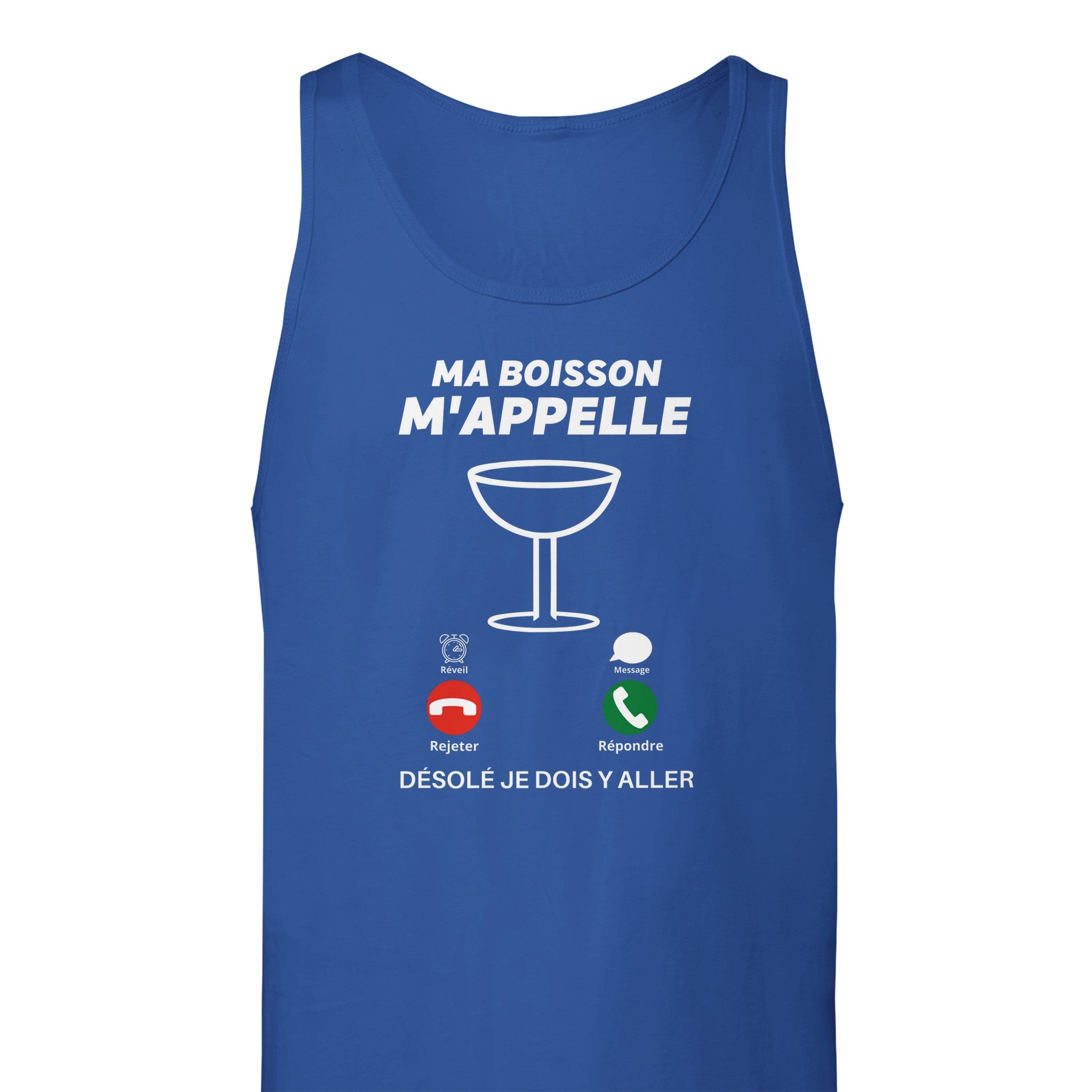 Débardeur Apéro "Ma boisson m'appelle" | Mixte French Humour