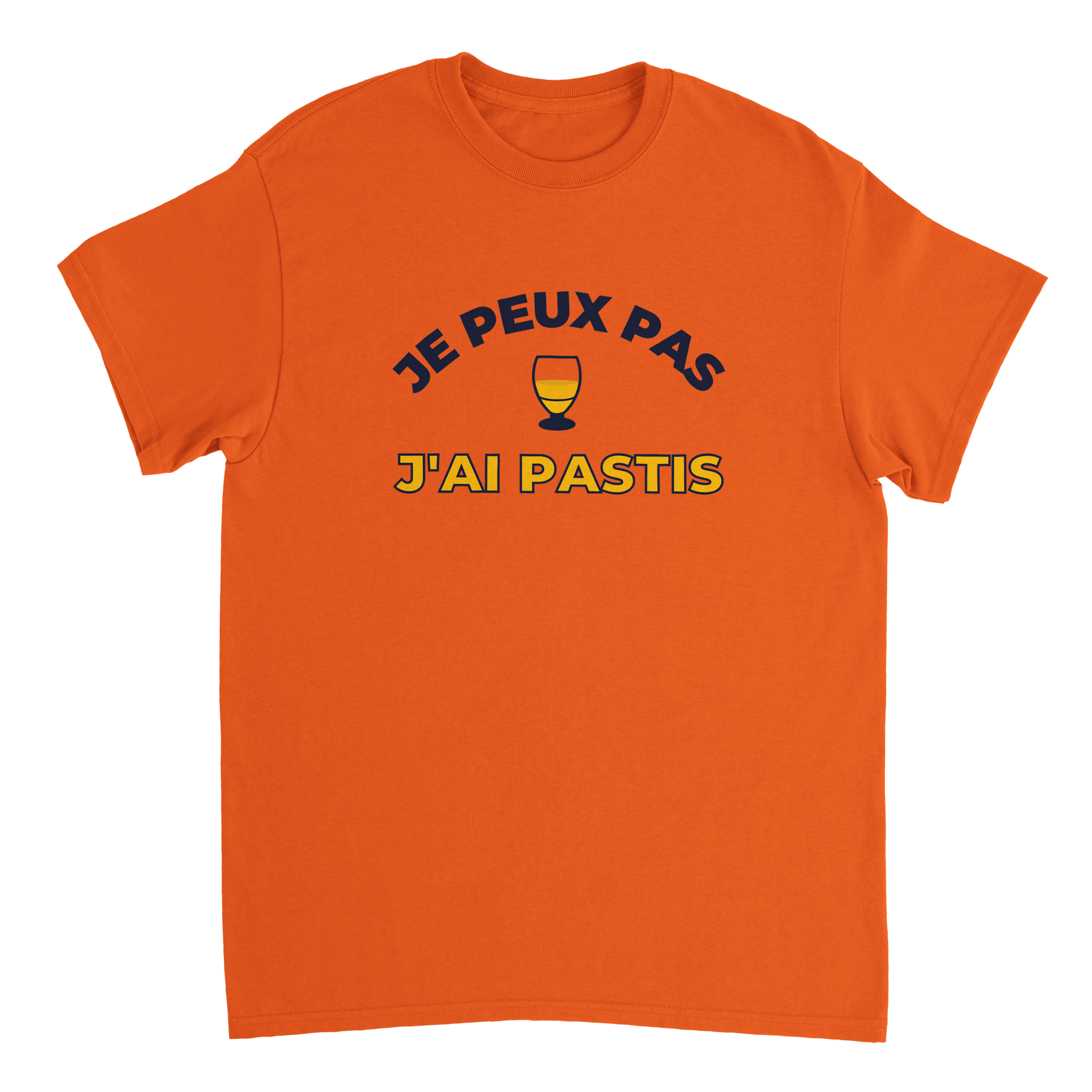 T-shirt Pastis "Je peux pas j'ai pastis" | Mixte.