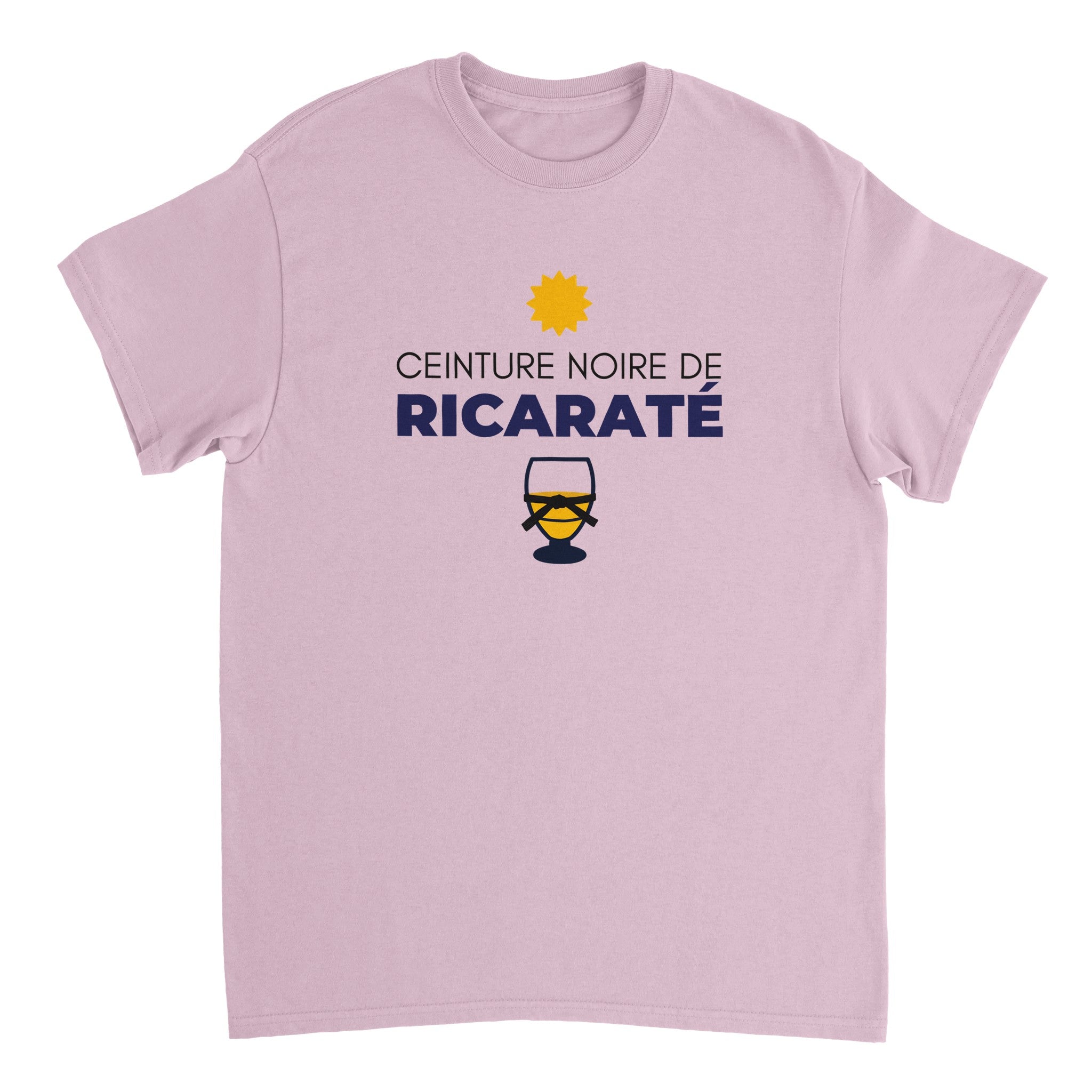 T-shirt Pastis "ceinture noire de ricaraté" | Mixte French Humour
