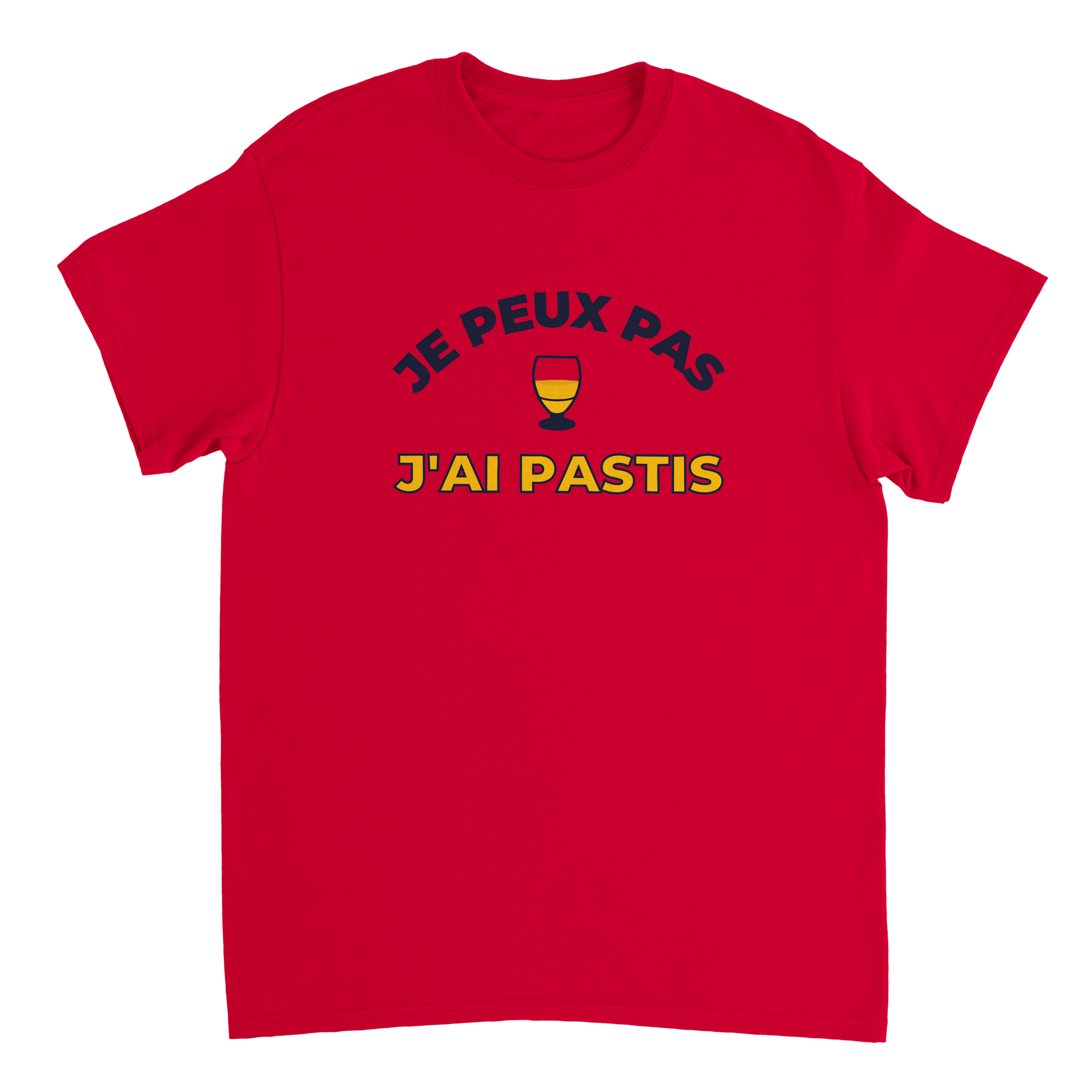 T-shirt Pastis "Je peux pas j'ai pastis" | Mixte