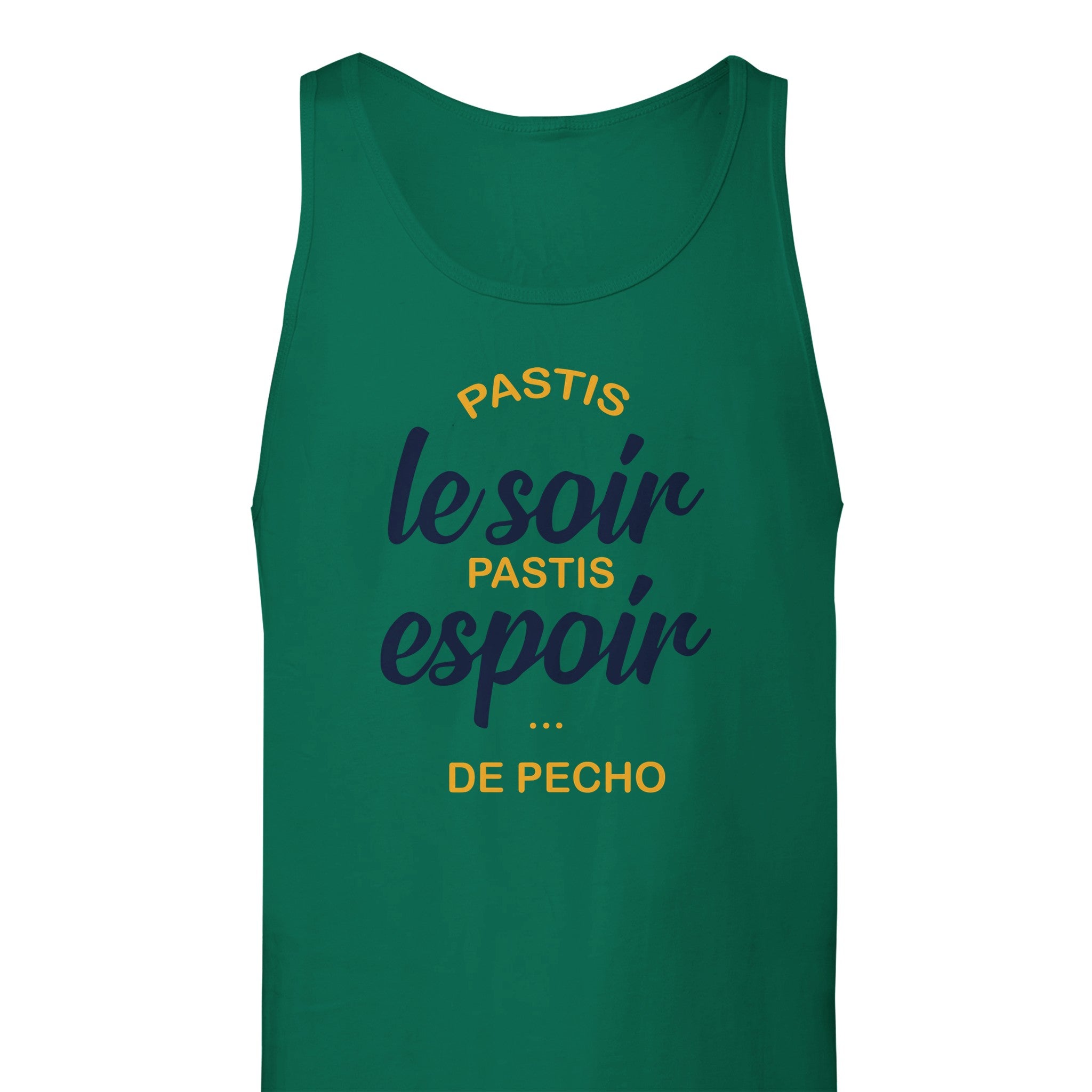Débardeur Pastis "Pastis le soir pastis espoir de pécho" | Mixte French Humour