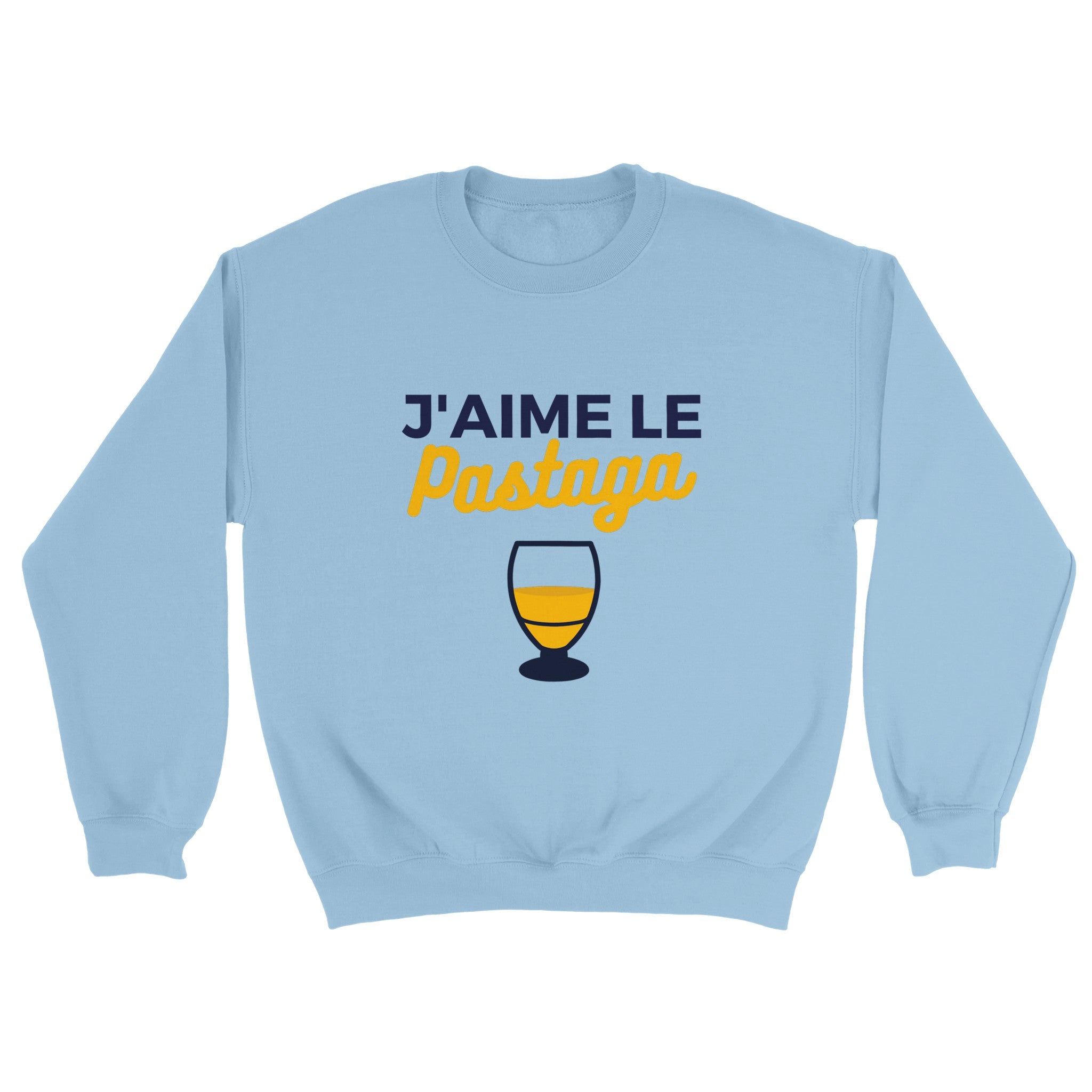 Sweat pastis "J'aime le pastaga" | Mixte French Humour