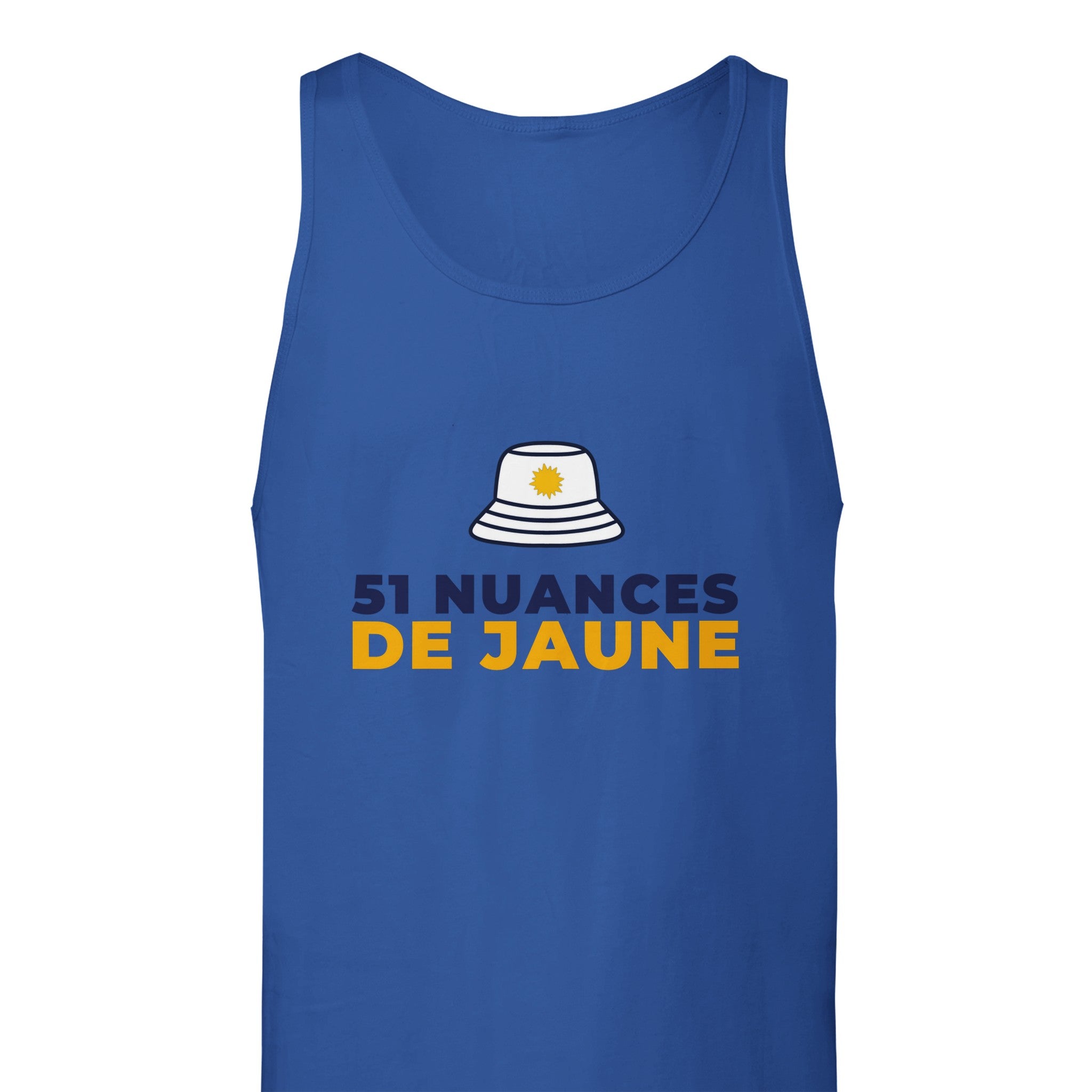 Débardeur Pastis "51 nuances de jaune" | Mixte French Humour