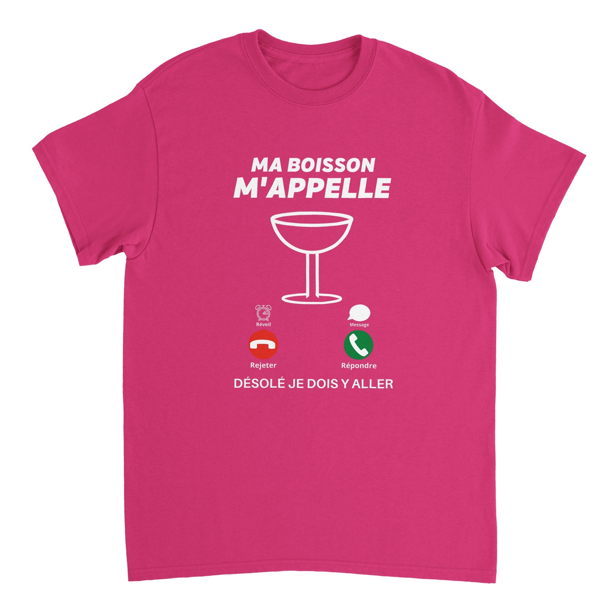 T-shirt Apéro "Ma boisson m'appelle" | Mixte
