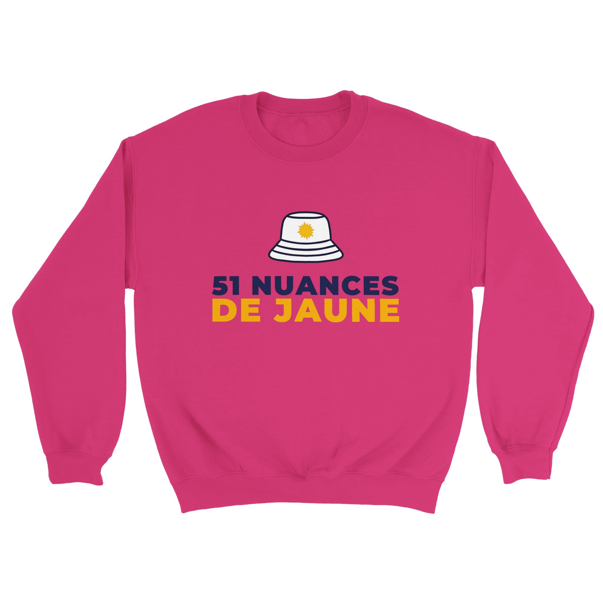 Sweat pastis "51 nuances de jaune" | Mixte French Humour