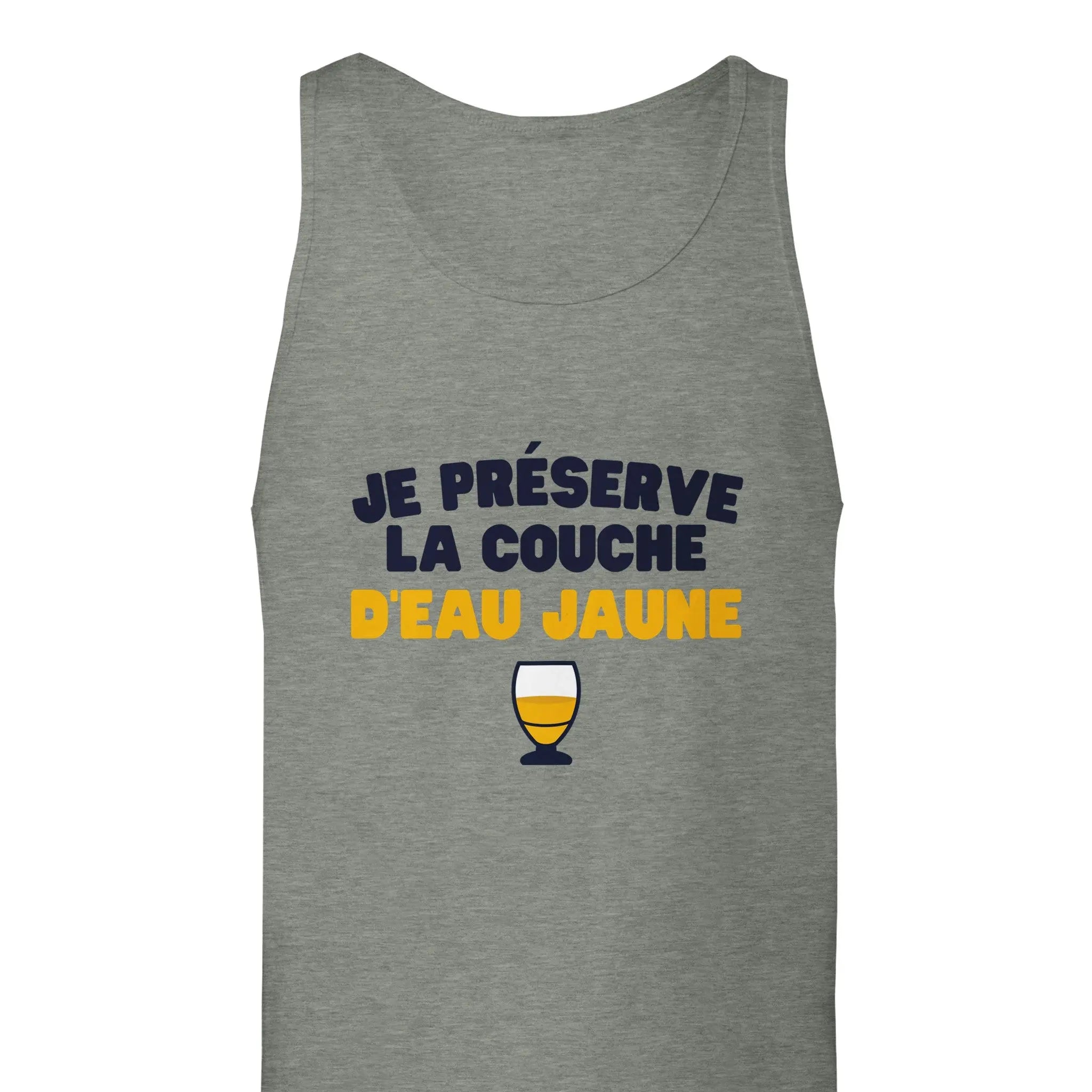 Débardeur Pastis "Je préserve la couche d'eau jaune" | Mixte French Humour