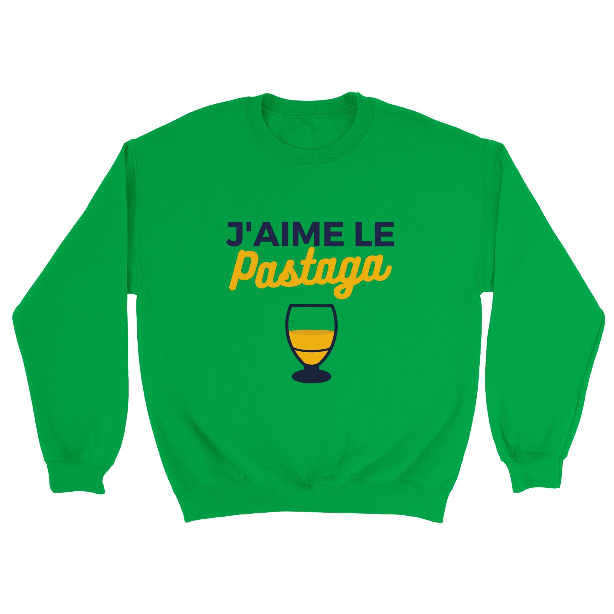 Sweat pastis "J'aime le pastaga" | Mixte French Humour