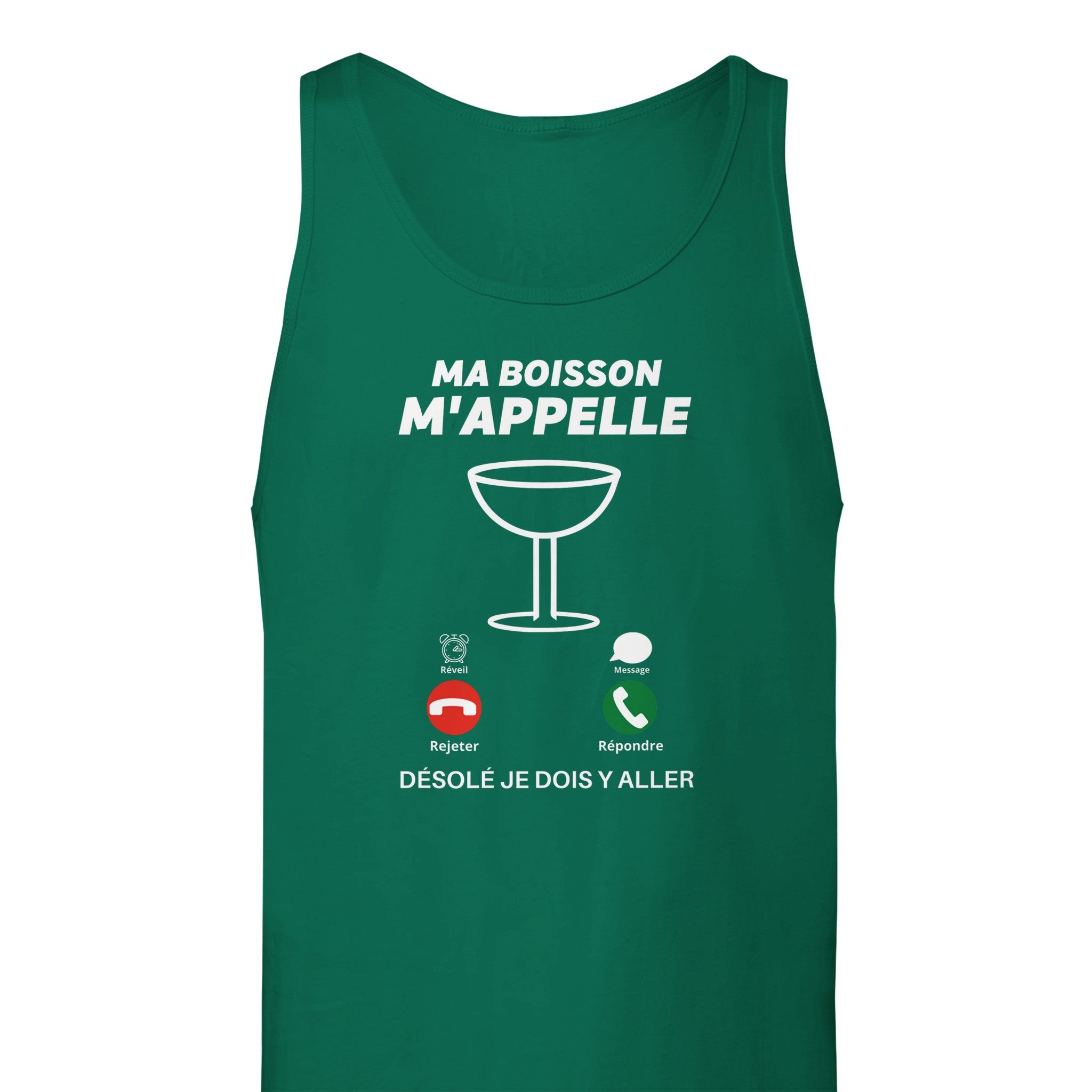 Débardeur Apéro "Ma boisson m'appelle" | Mixte French Humour
