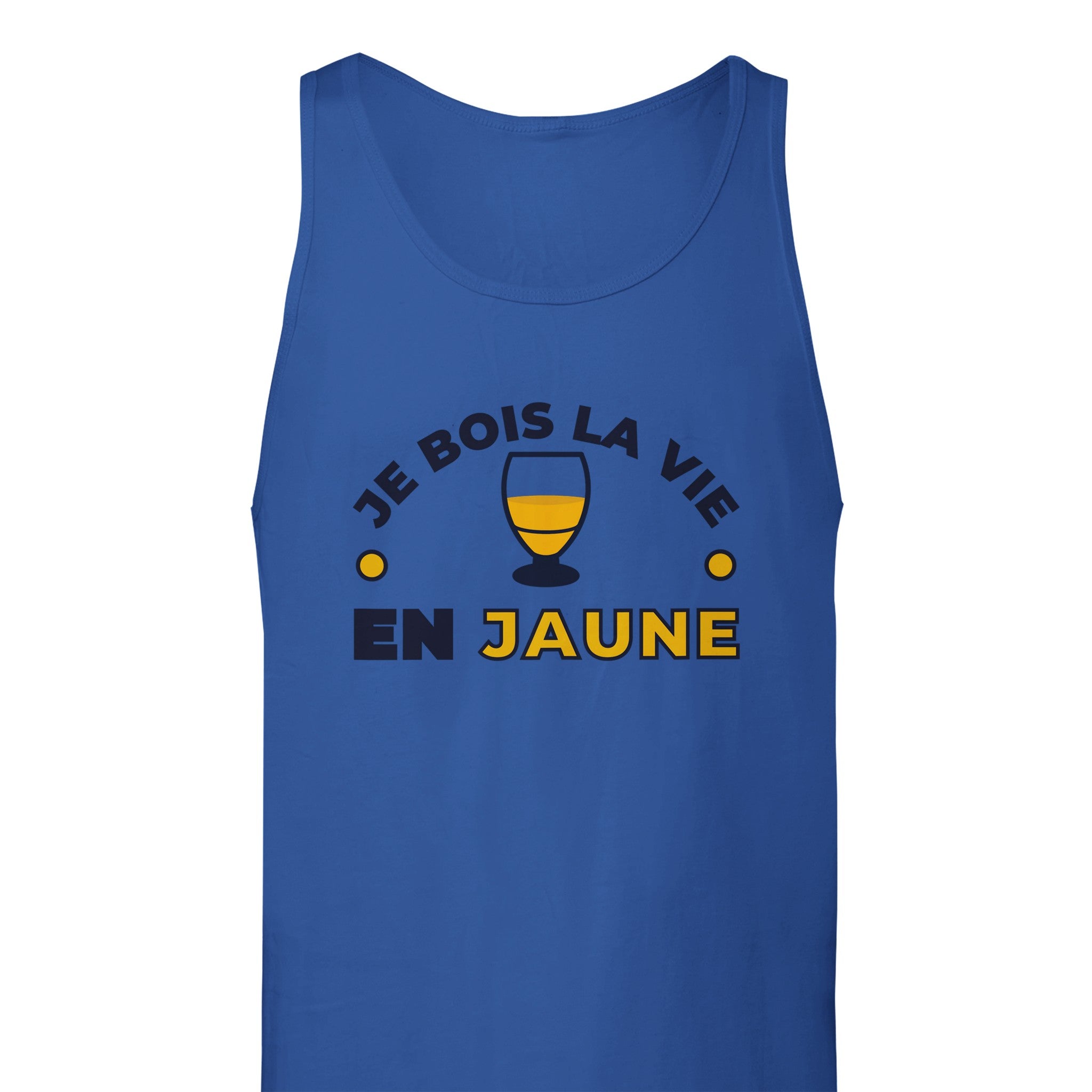 Débardeur Pastis "Je bois la vie en jaune" | Mixte