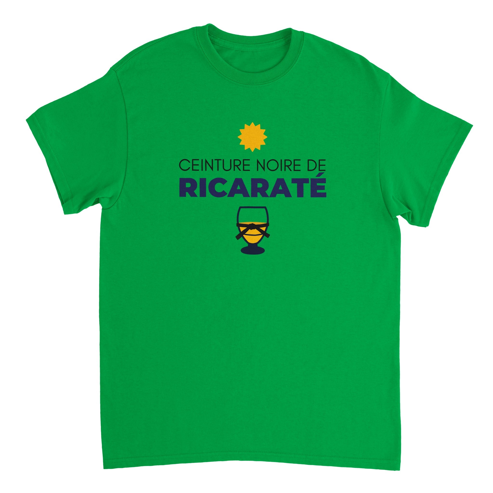 T-shirt Pastis "ceinture noire de ricaraté" | Mixte French Humour