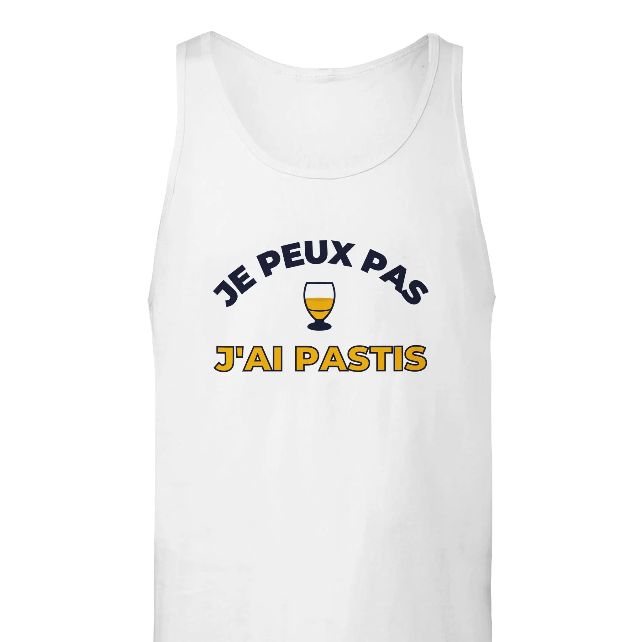 Débardeur Pastis "Je peux pas j'ai pastis" | Mixte French Humour