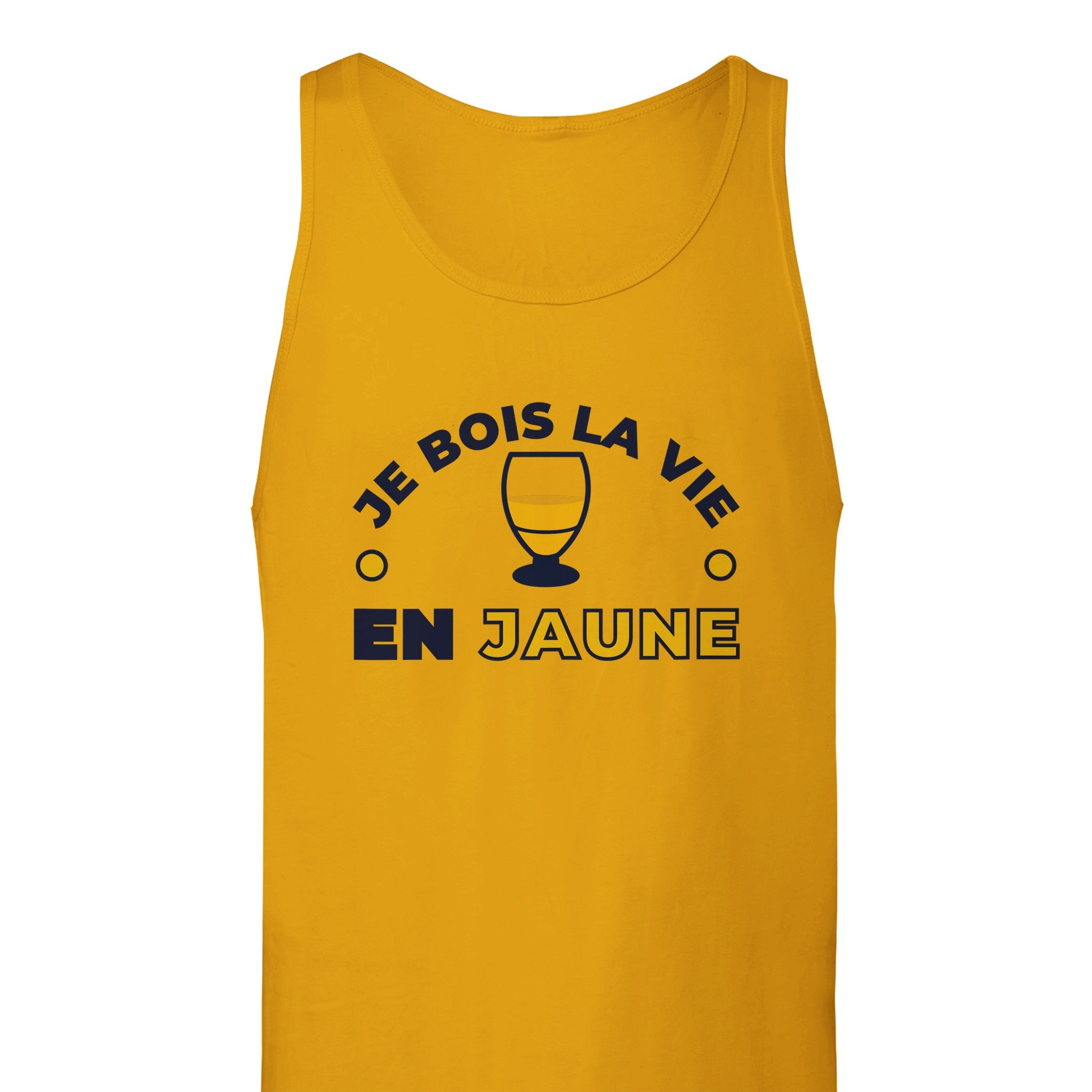 Débardeur Pastis "Je bois la vie en jaune" | Mixte