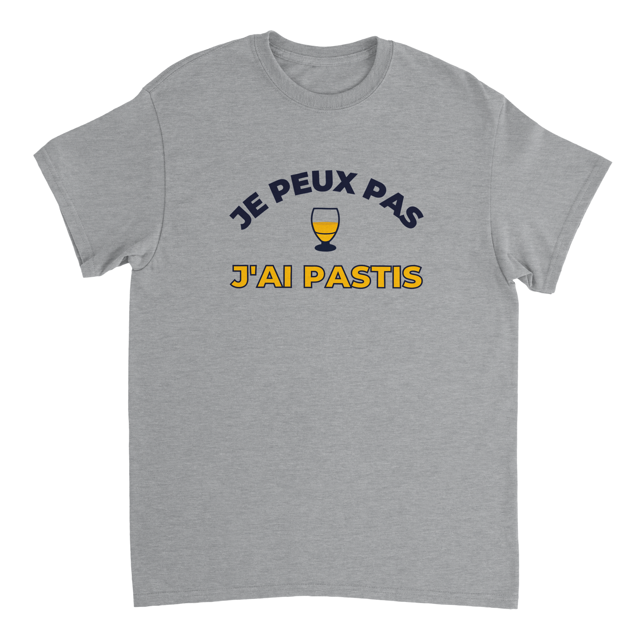 T-shirt Pastis "Je peux pas j'ai pastis" | Mixte.