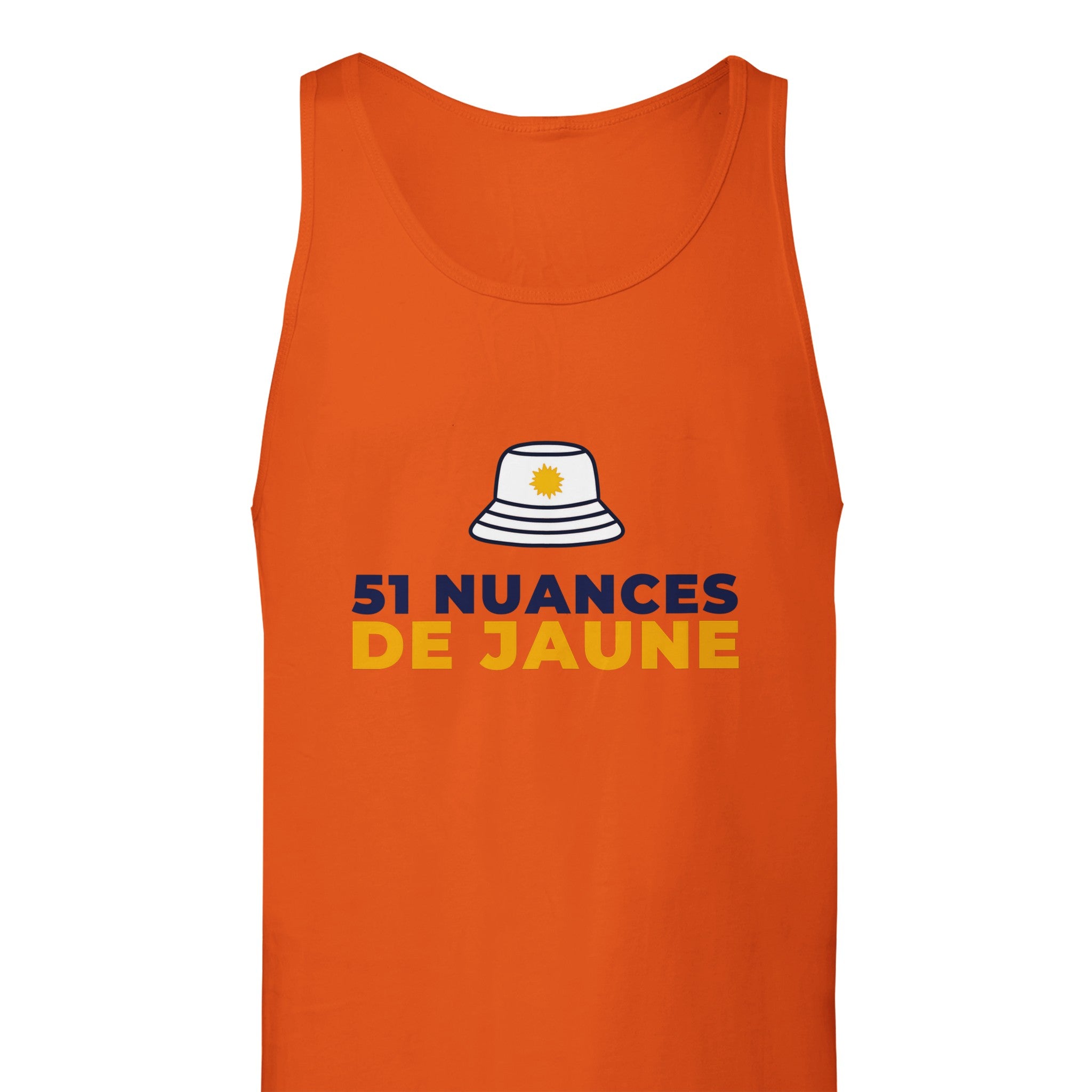 Débardeur Pastis "51 nuances de jaune" | Mixte French Humour