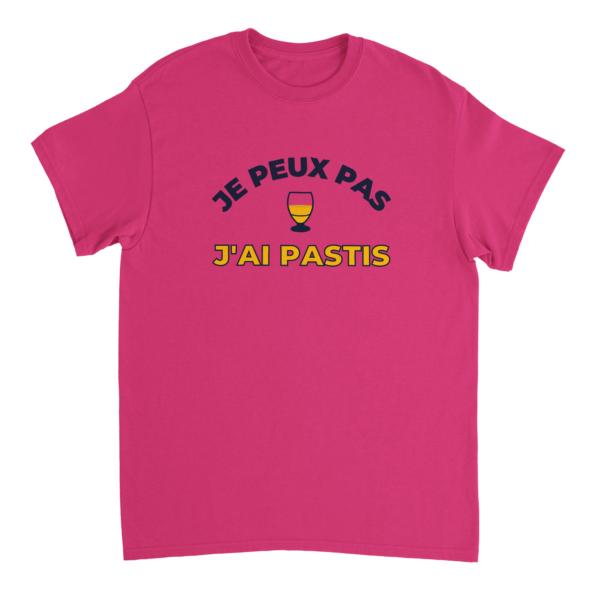T-shirt Pastis "Je peux pas j'ai pastis" | Mixte.