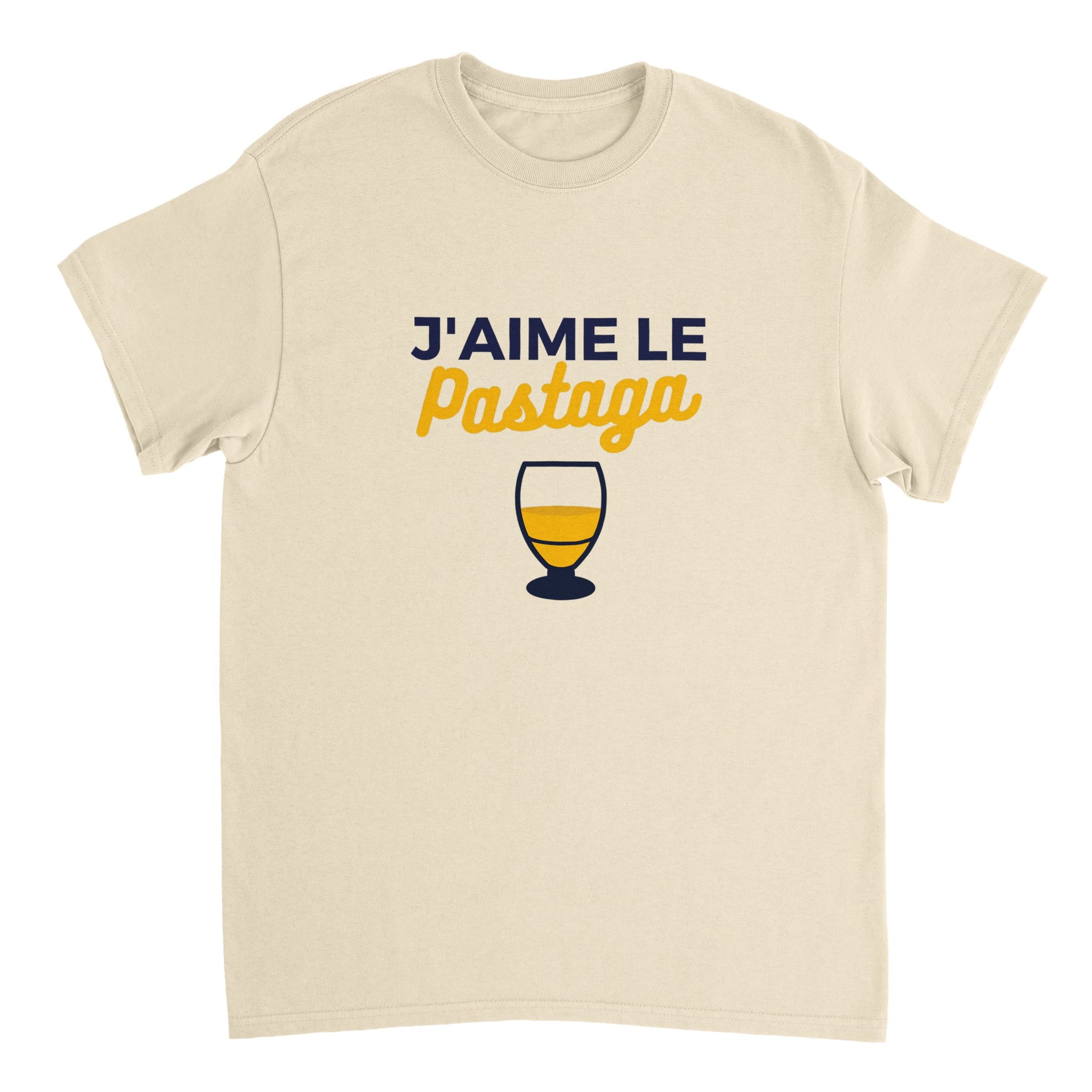T-shirt Pastis "J'aime le pastaga" | Mixte French Humour