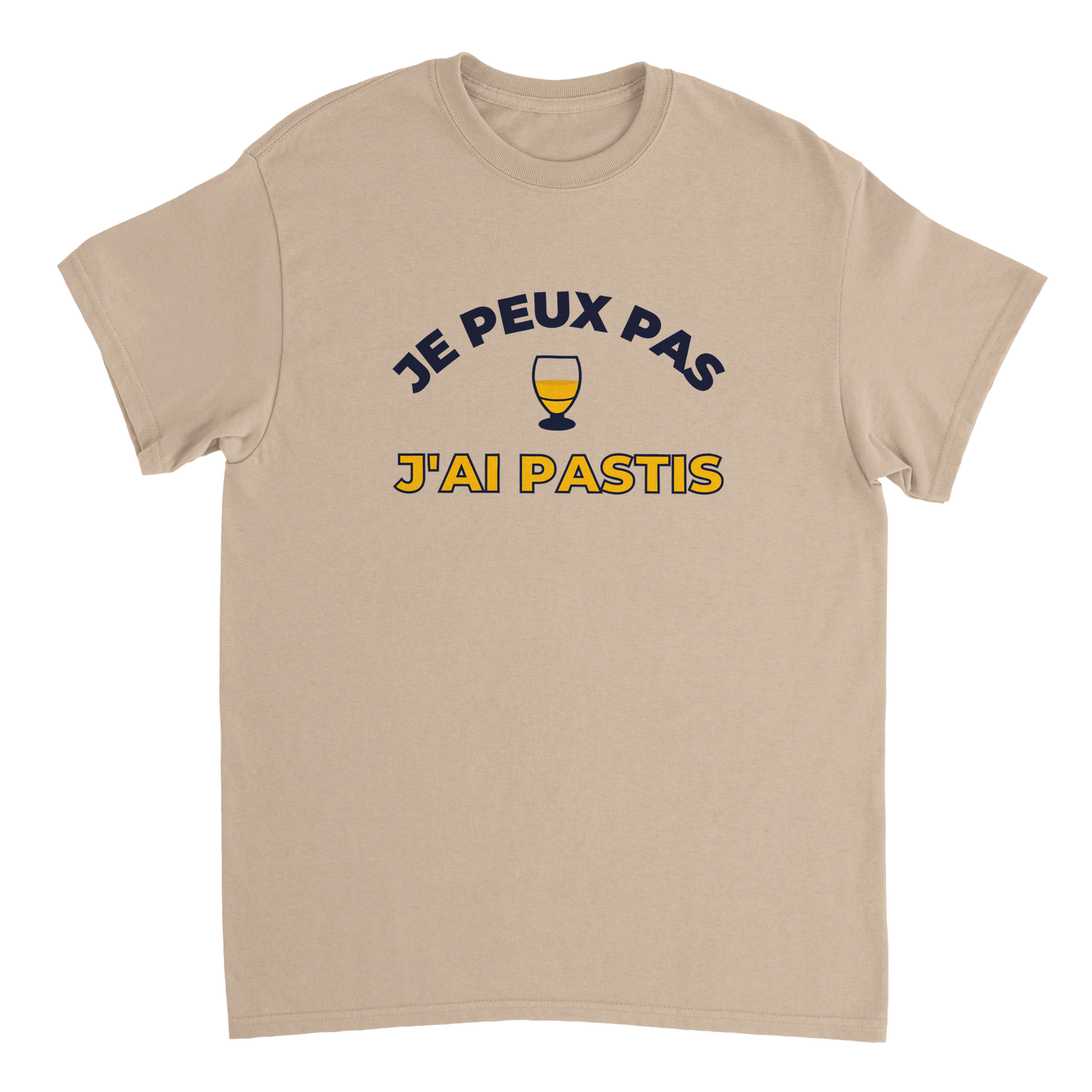 T-shirt Pastis "Je peux pas j'ai pastis" | Mixte.