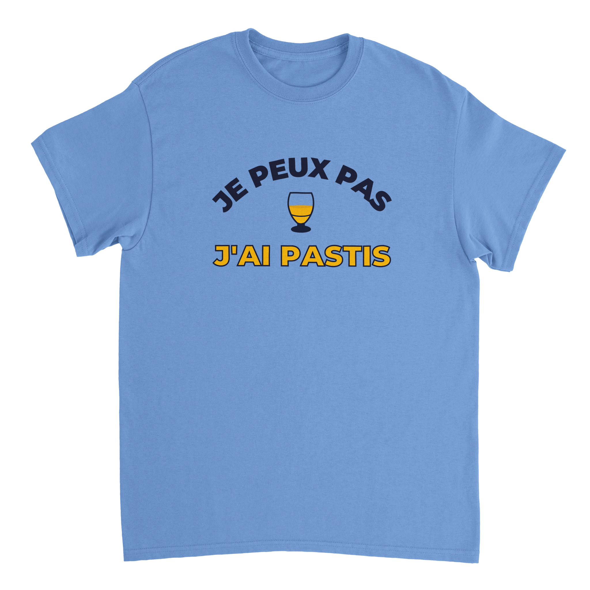 T-shirt Pastis "Je peux pas j'ai pastis" | Mixte.