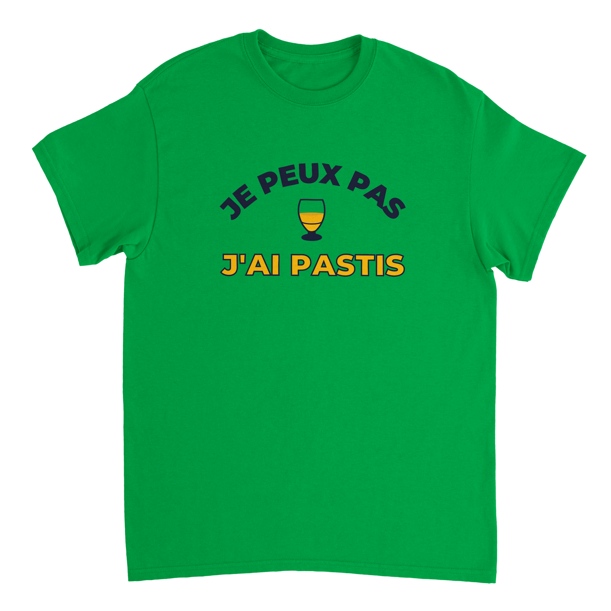 T-shirt Pastis "Je peux pas j'ai pastis" | Mixte.