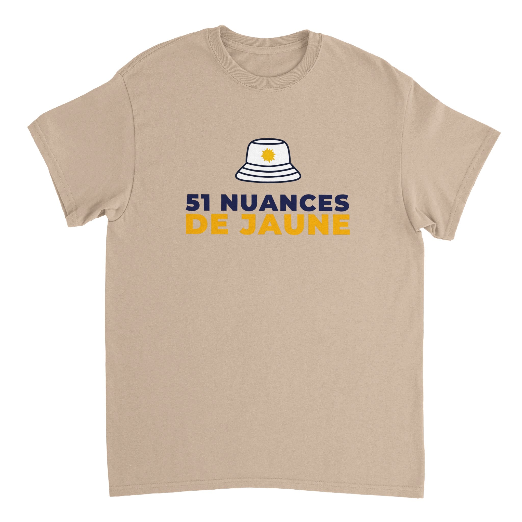 T-shirt Pastis "51 nuances de jaune" | Mixte French Humour