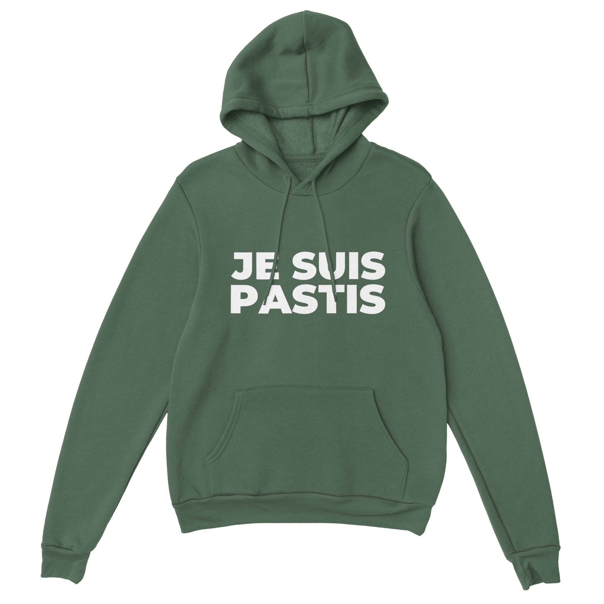 Sweat à capuche pastis "Je suis pastis" | Mixte French Humour