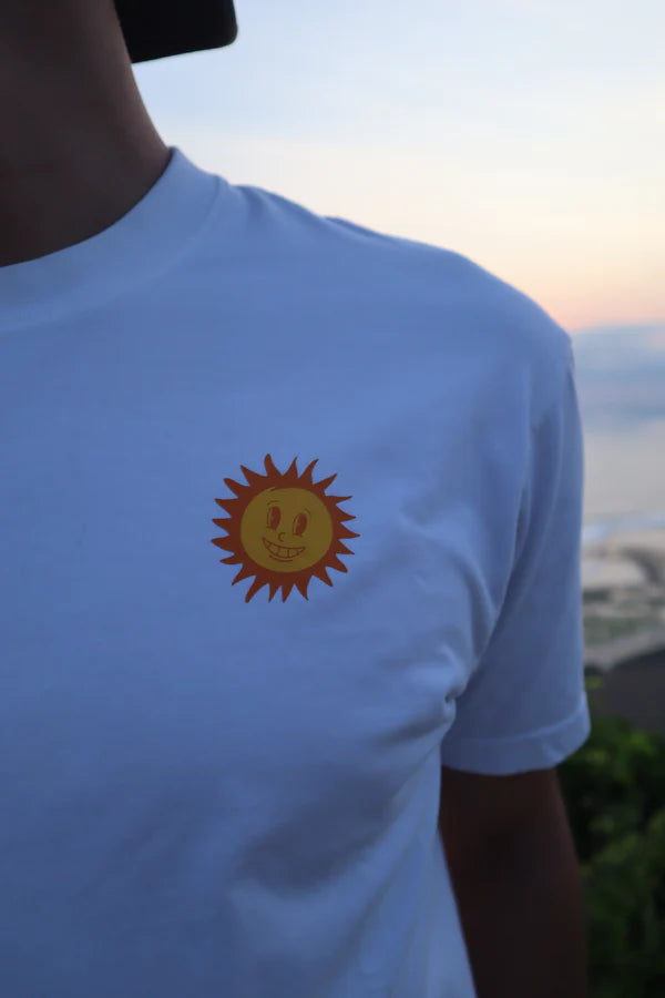 T-shirt "Le jaune" Regular blanc | Vive La bouteille