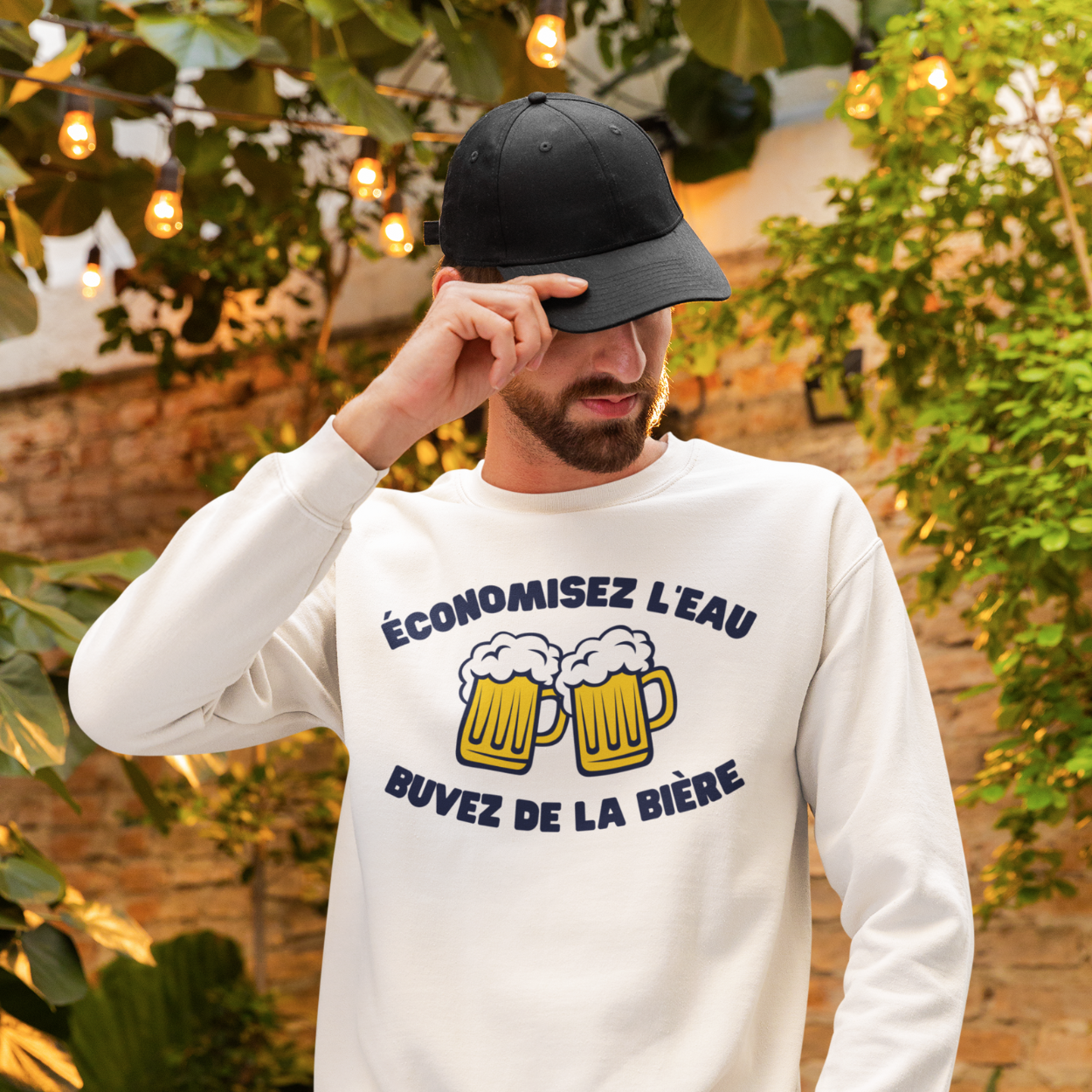 Sweat homme bière