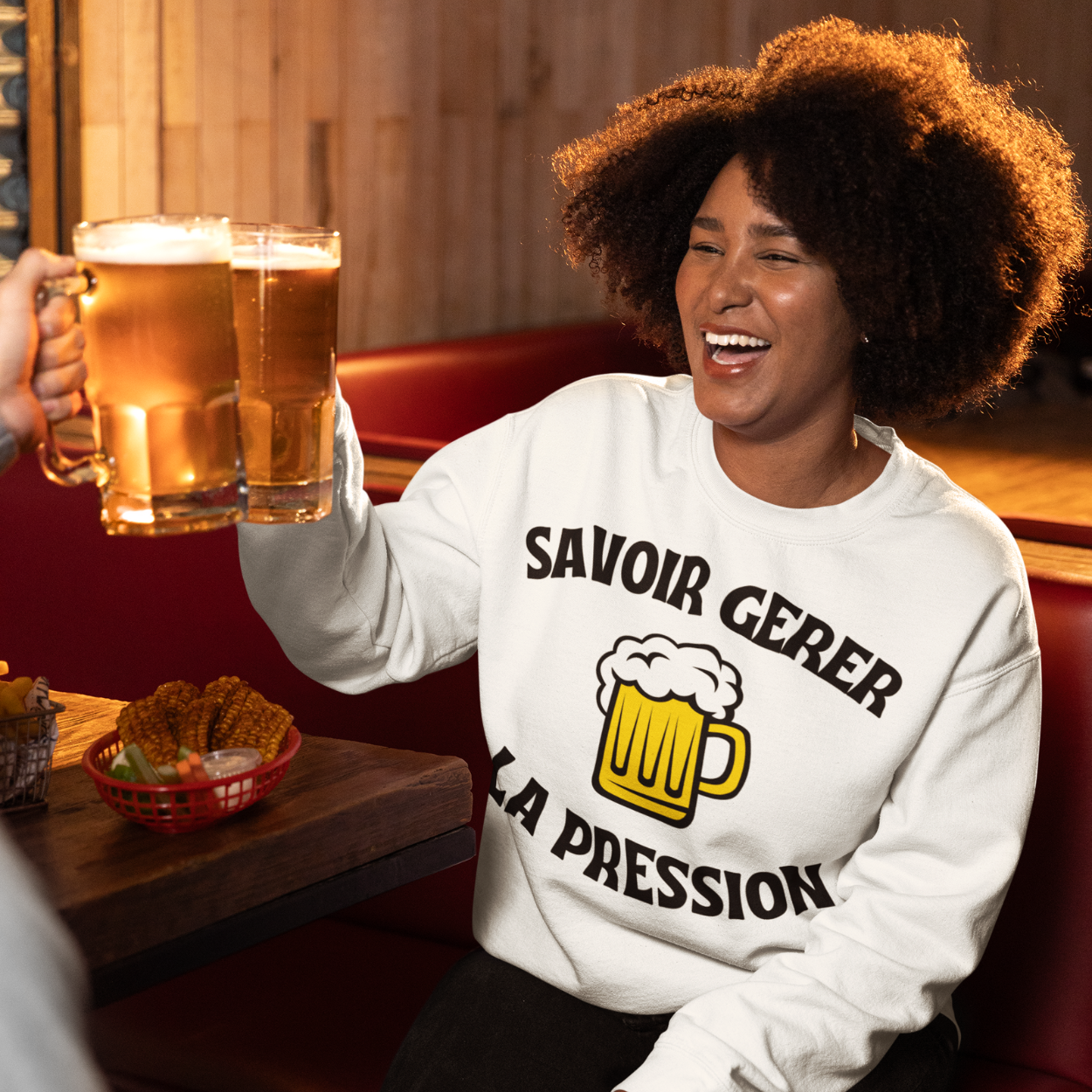 Sweat personnalise biere