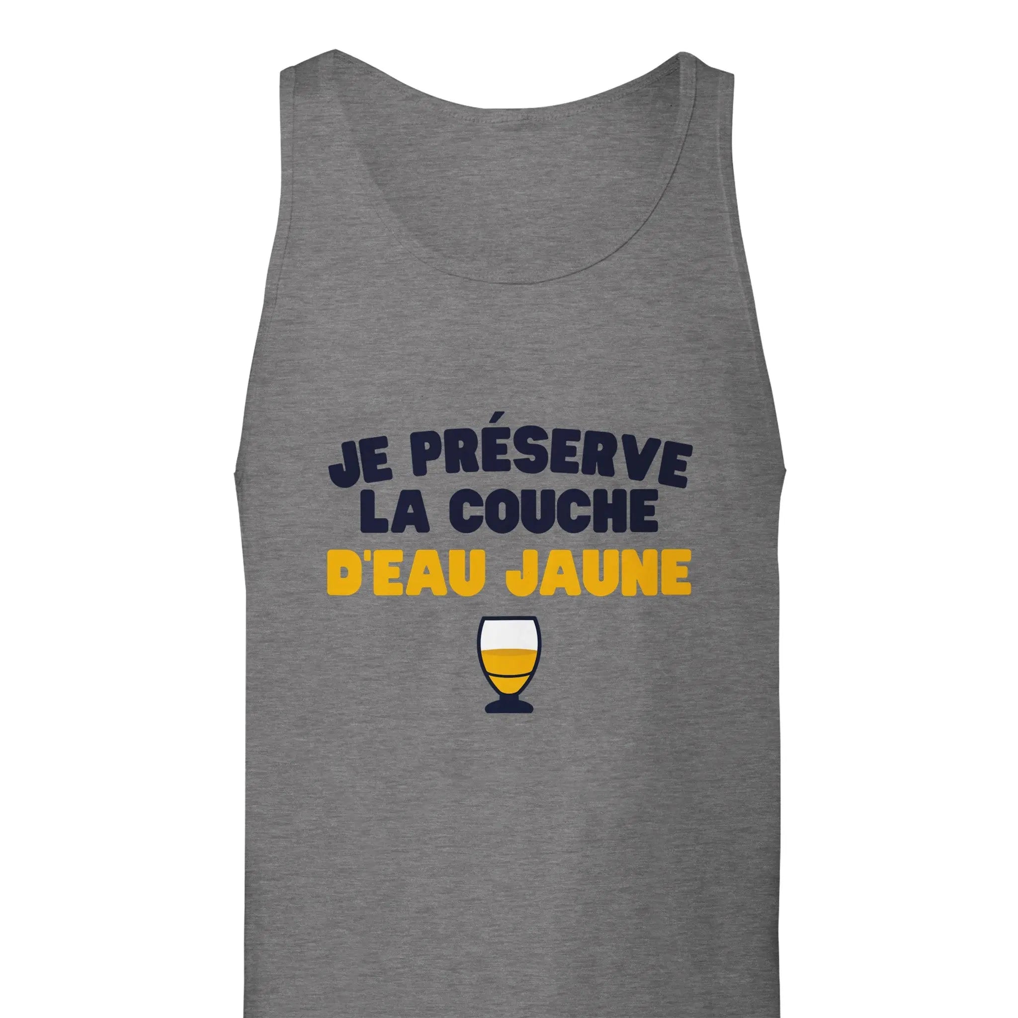 Débardeur Pastis "Je préserve la couche d'eau jaune" | Mixte French Humour