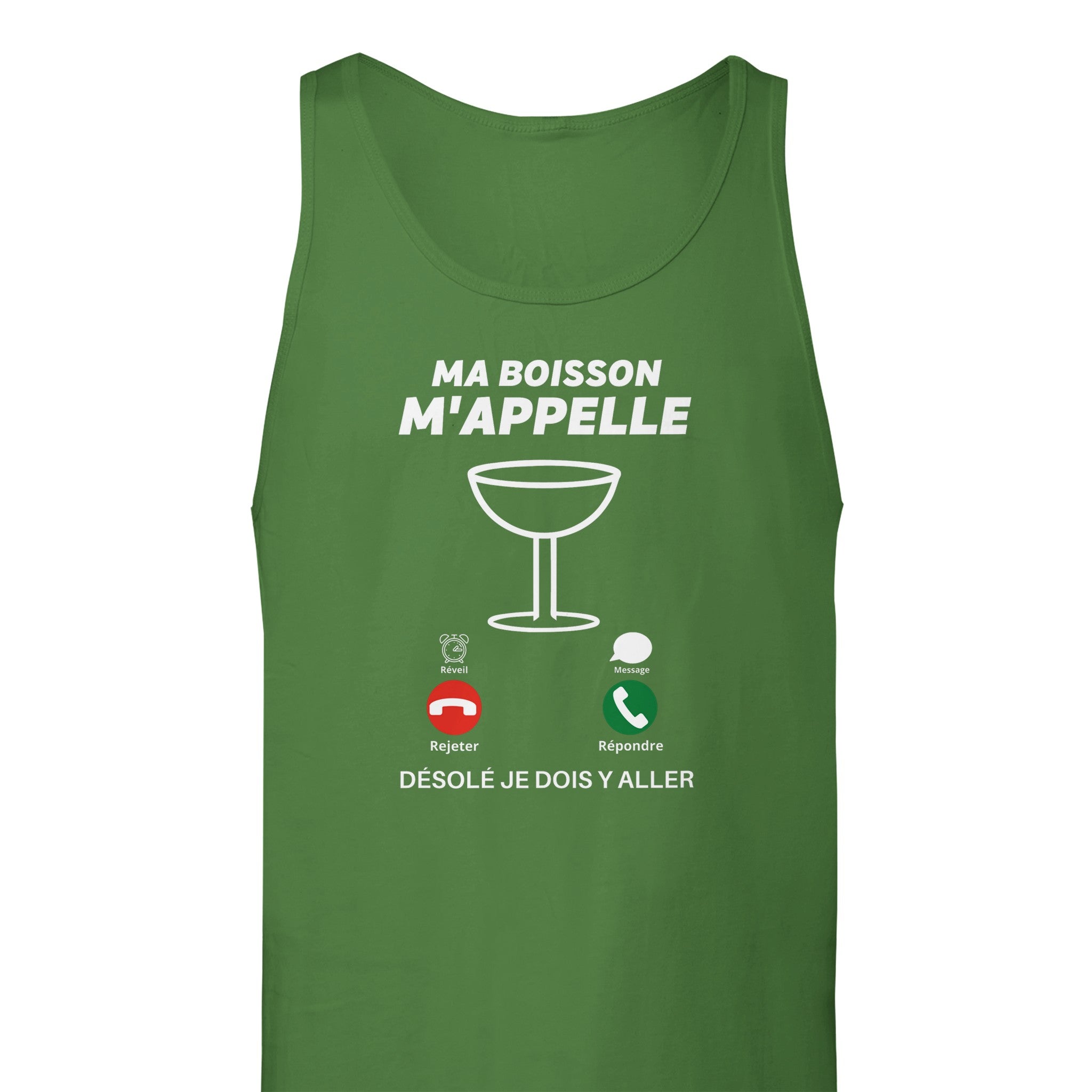Débardeur Apéro "Ma boisson m'appelle" | Mixte French Humour