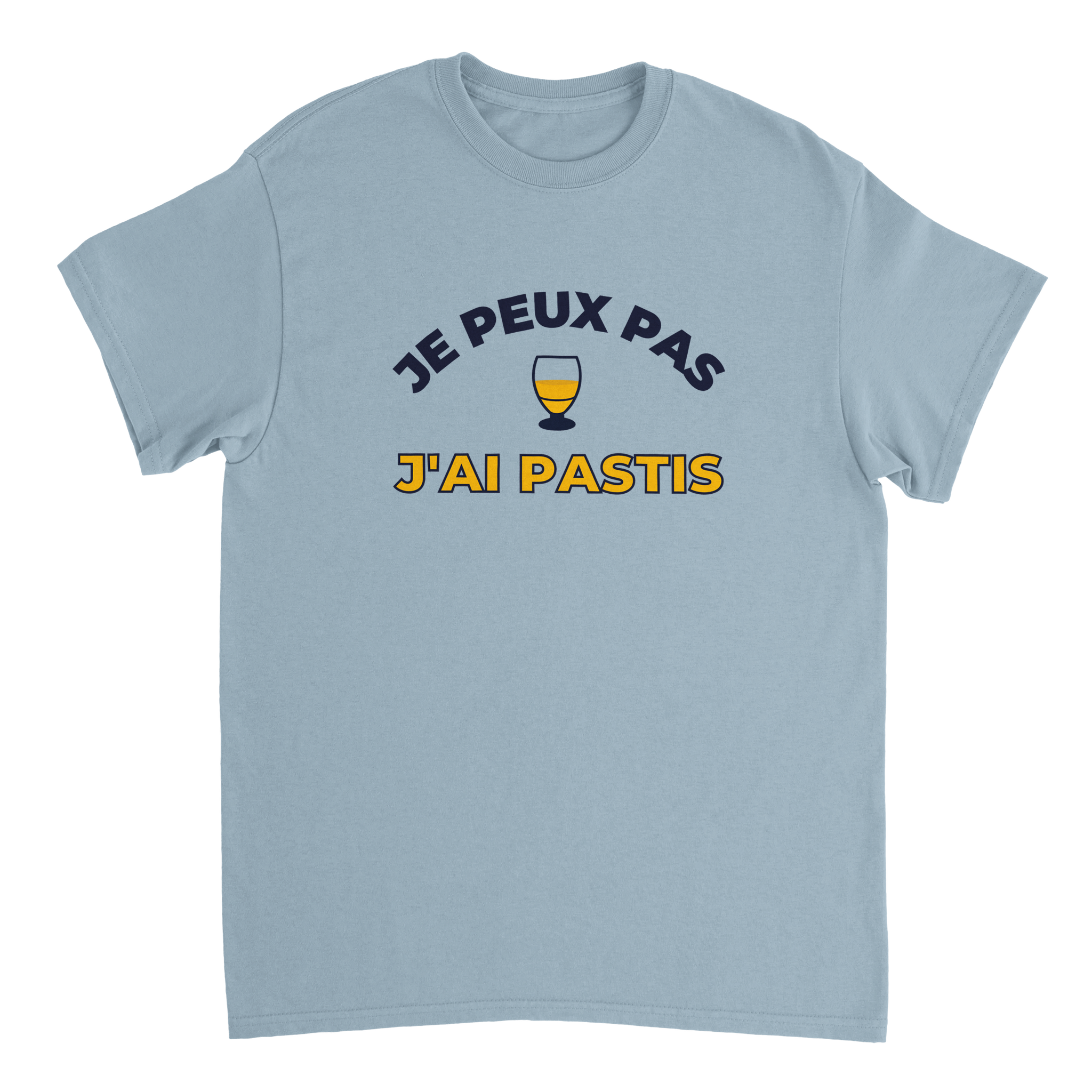 T-shirt Pastis "Je peux pas j'ai pastis" | Mixte.