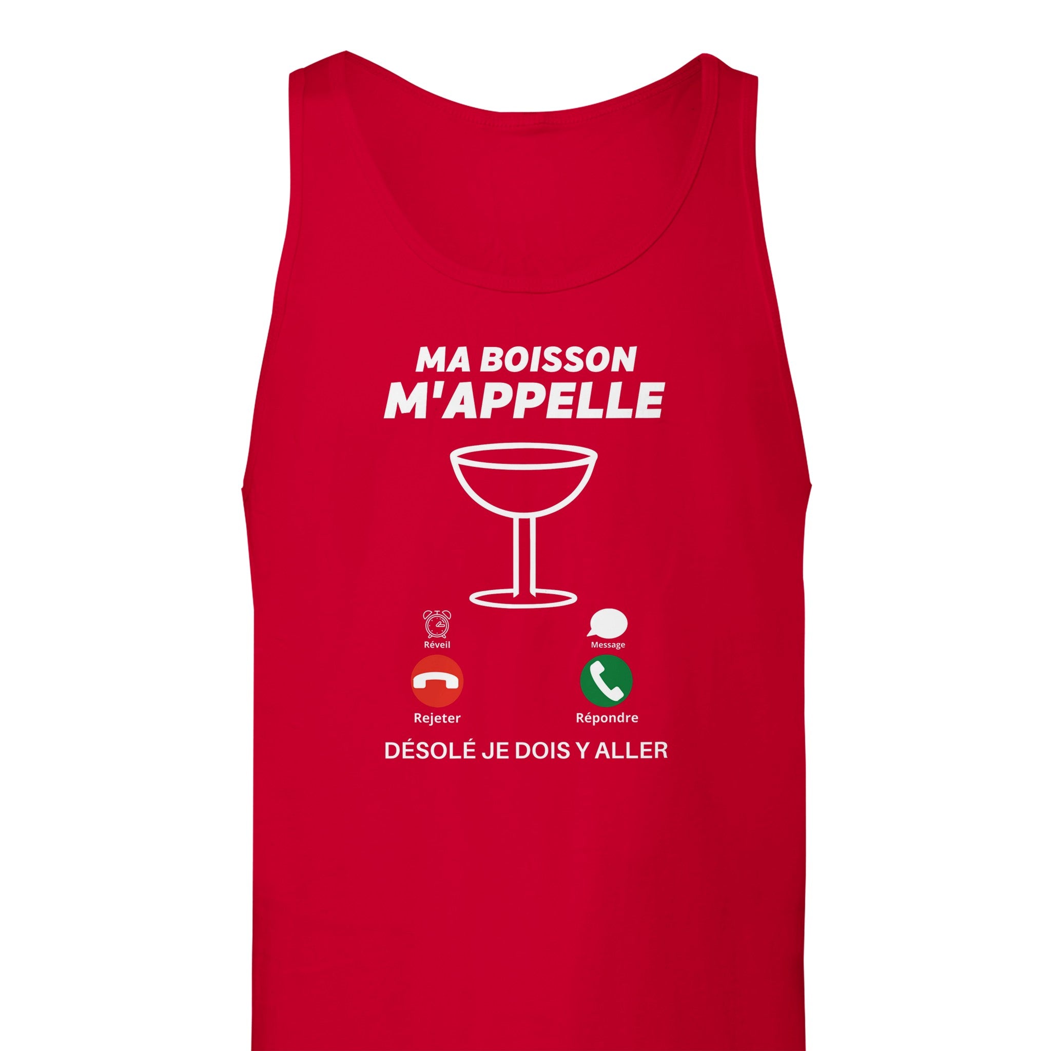 Débardeur Apéro "Ma boisson m'appelle" | Mixte French Humour