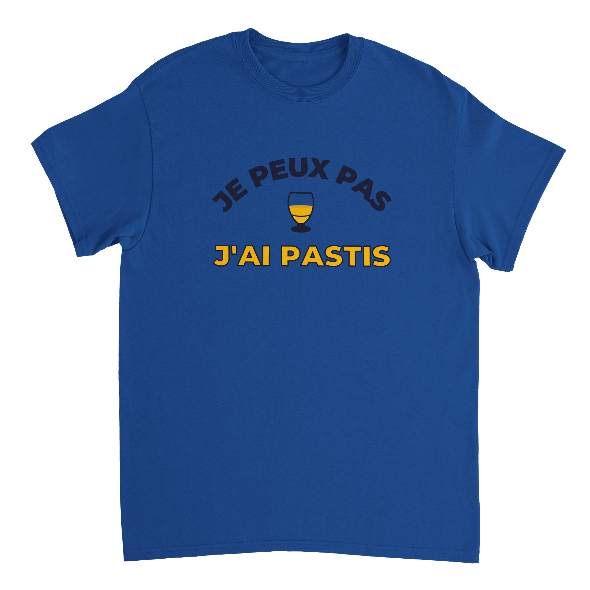 T-shirt Pastis "Je peux pas j'ai pastis" | Mixte