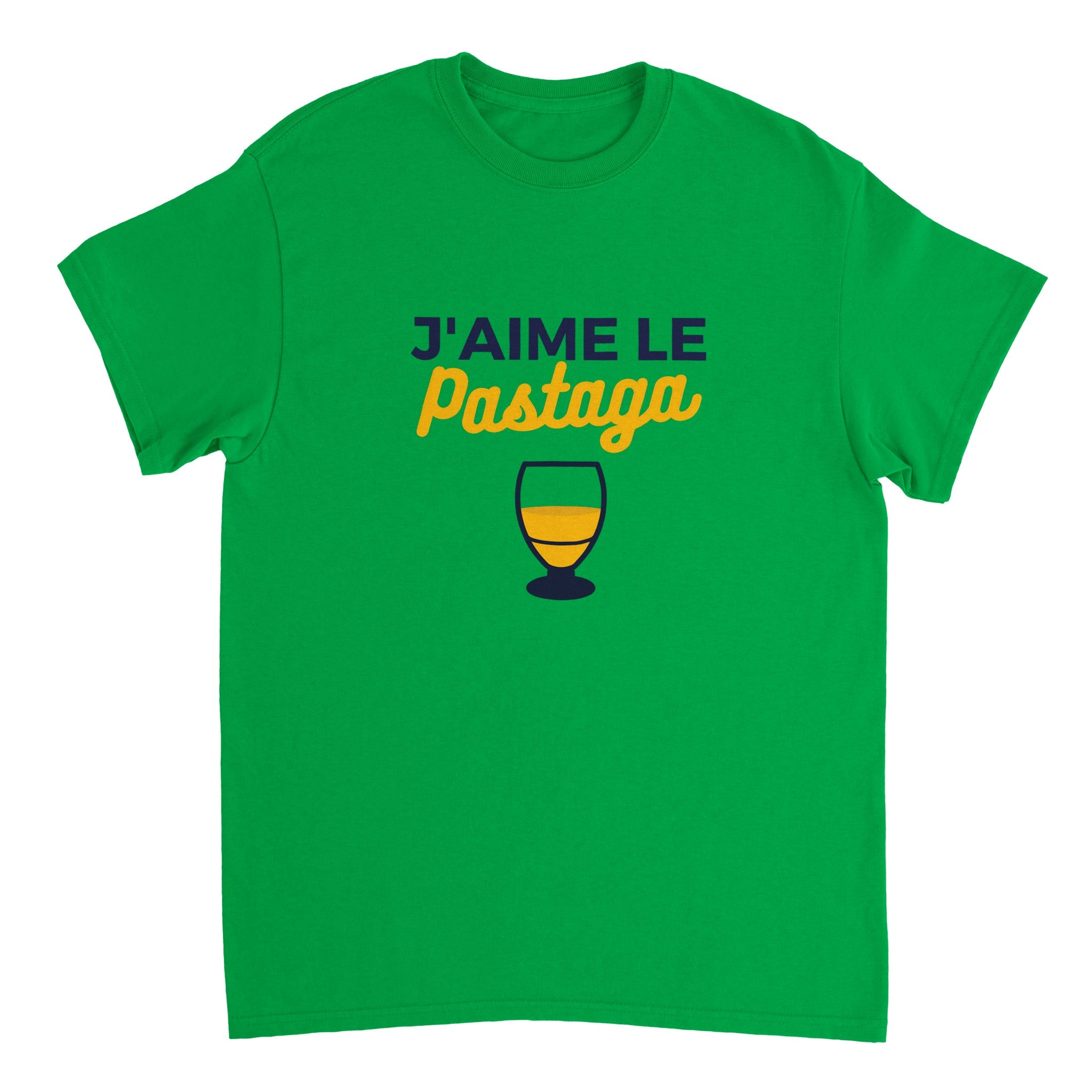 T-shirt Pastis "J'aime le pastaga" | Mixte French Humour