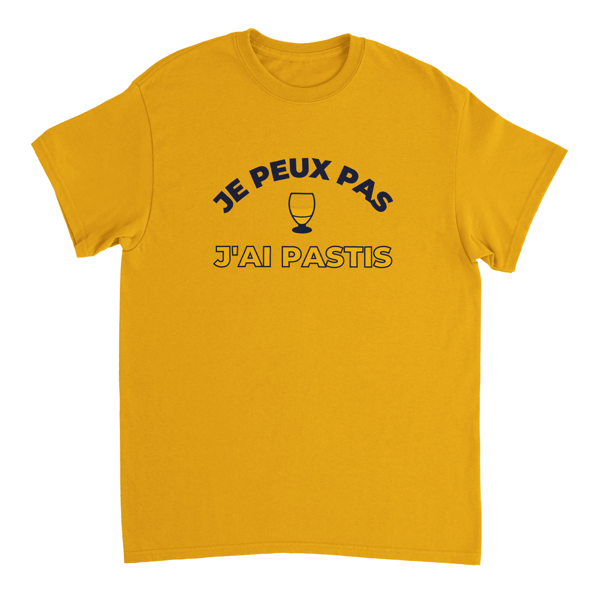 T-shirt Pastis "Je peux pas j'ai pastis" | Mixte.