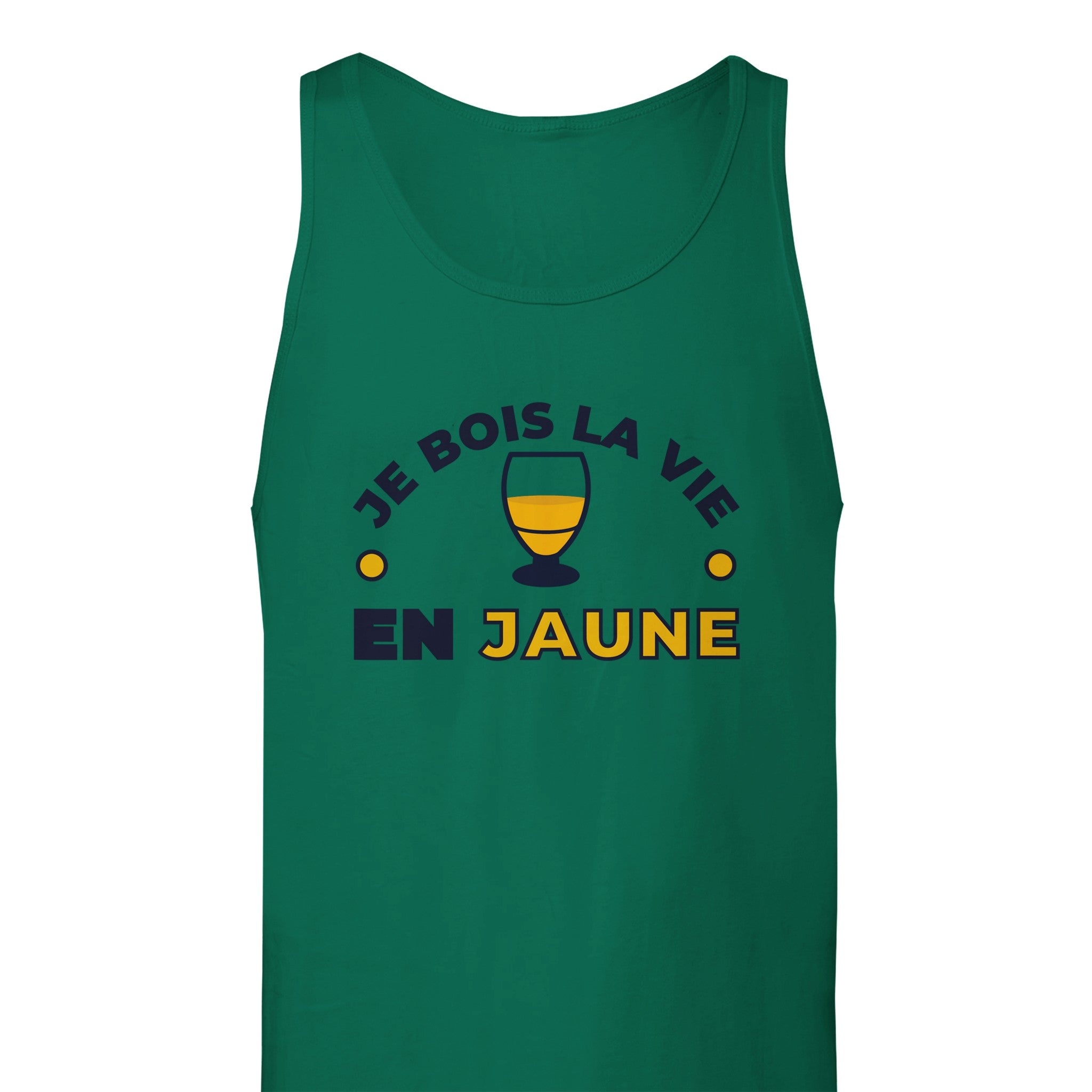 Débardeur Pastis "Je bois la vie en jaune" | Mixte